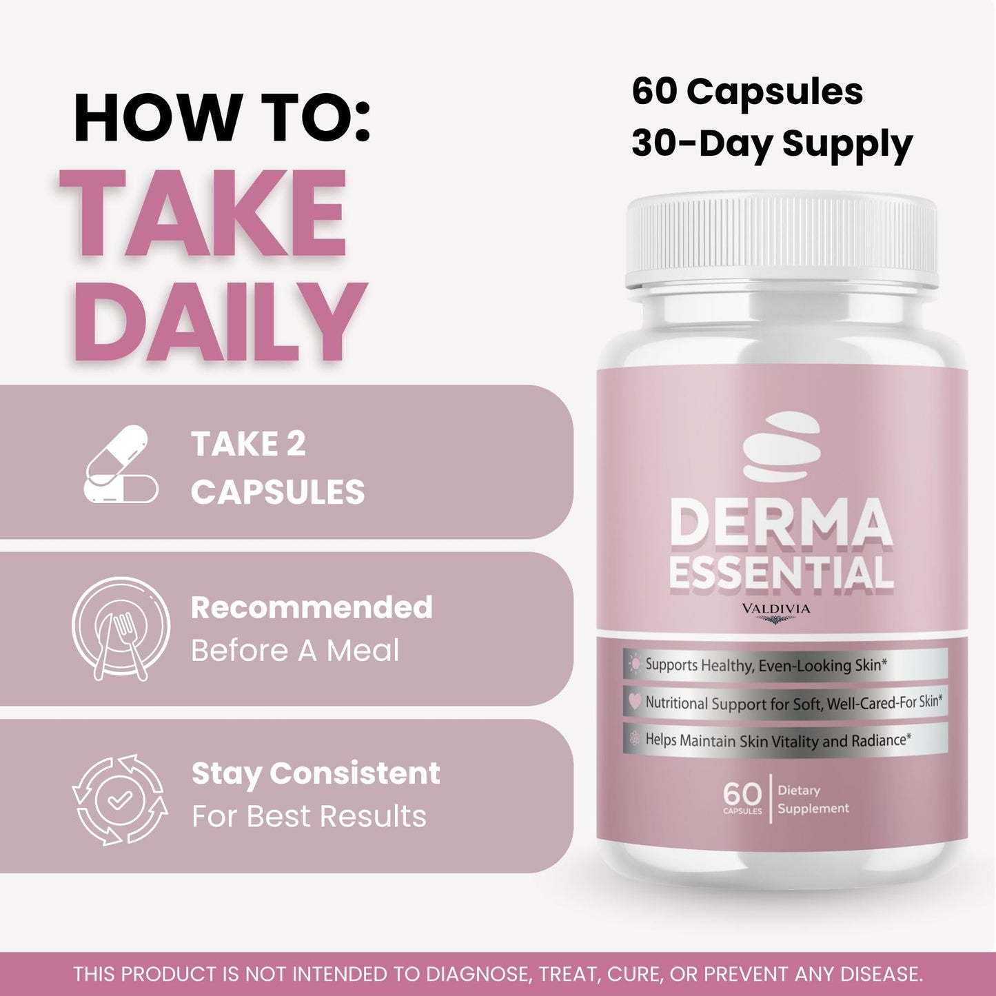 Valdivia DermaEssentials Capsules 180 Capsules