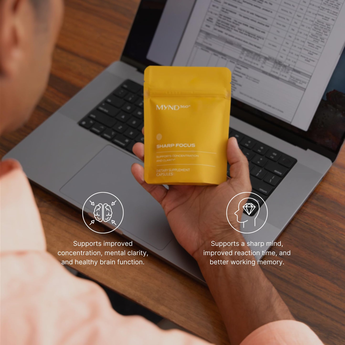 Nu Skin MYND360 Sharp Focus Capsule, 60 Capsules
