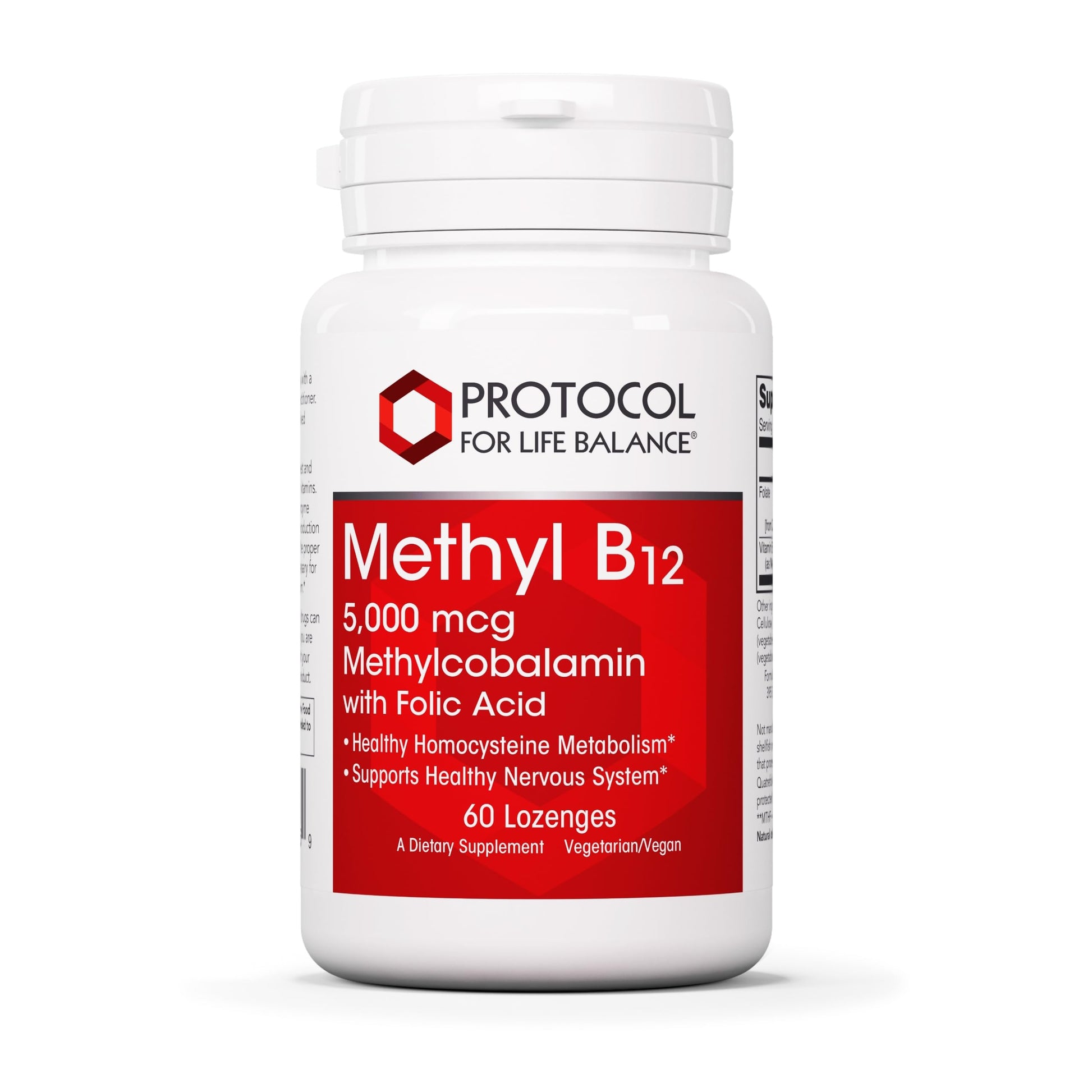 Protocol for Life Balance Methyl B12 5,000mcg 60 Tablets