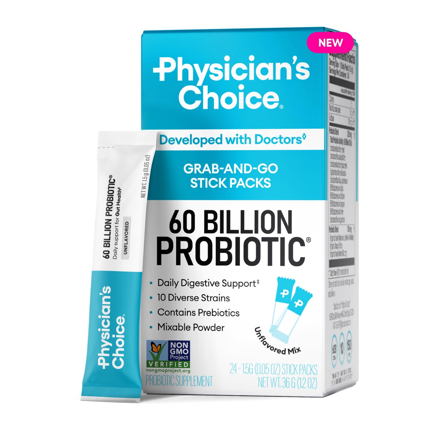 Physician's CHOICE Probiotic 60 Billion CFU Powder 1.2 oz