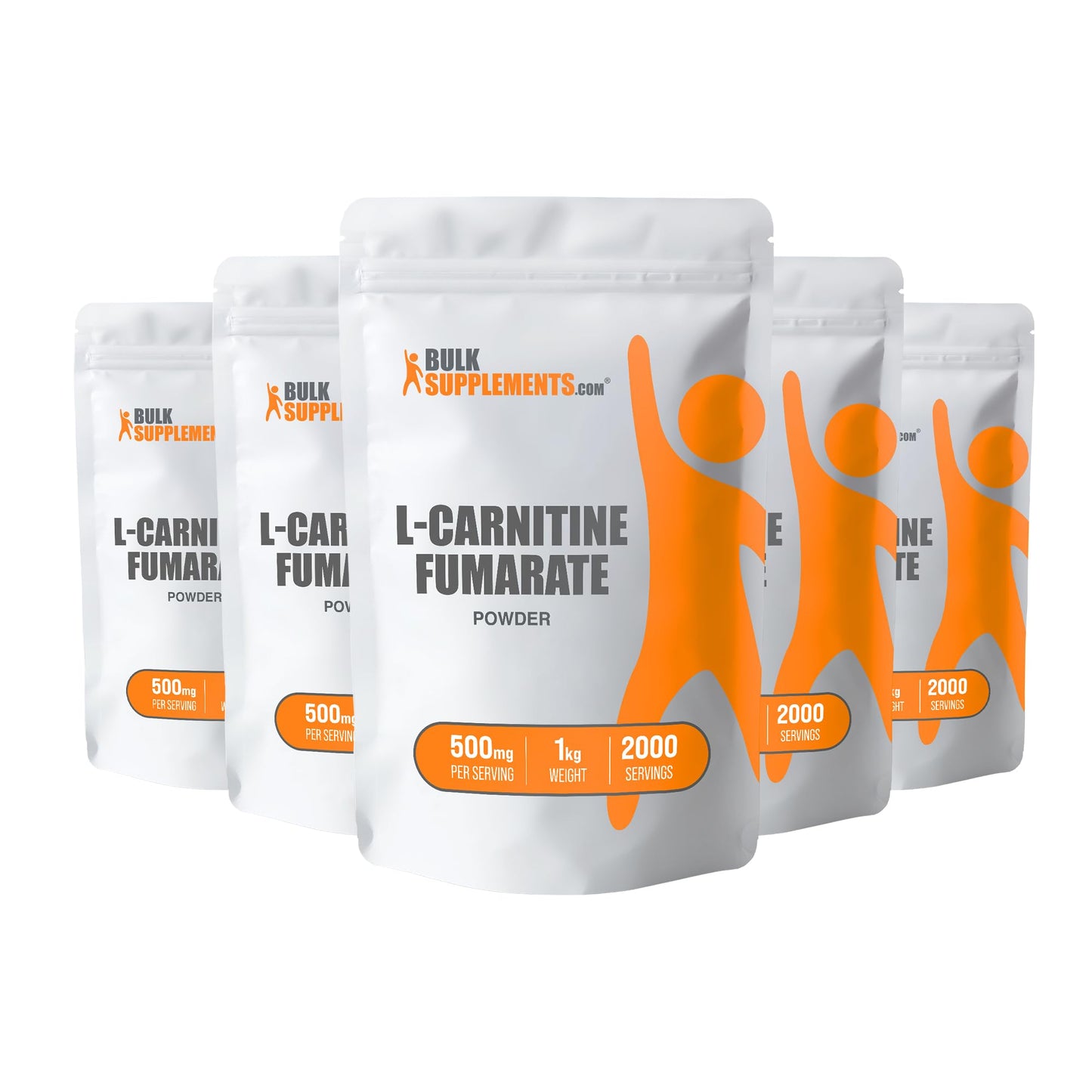 BulkSupplements L-Carnitine Fumarate Powder 500mg per Serving 176.19