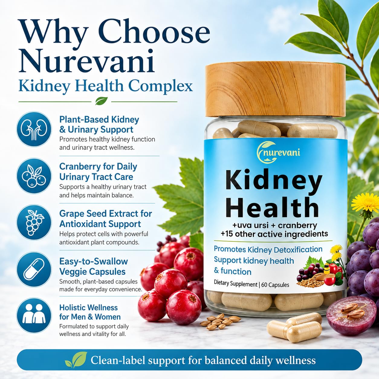 Haritaki Nurevani Kidney Health Complex 60 Capsules