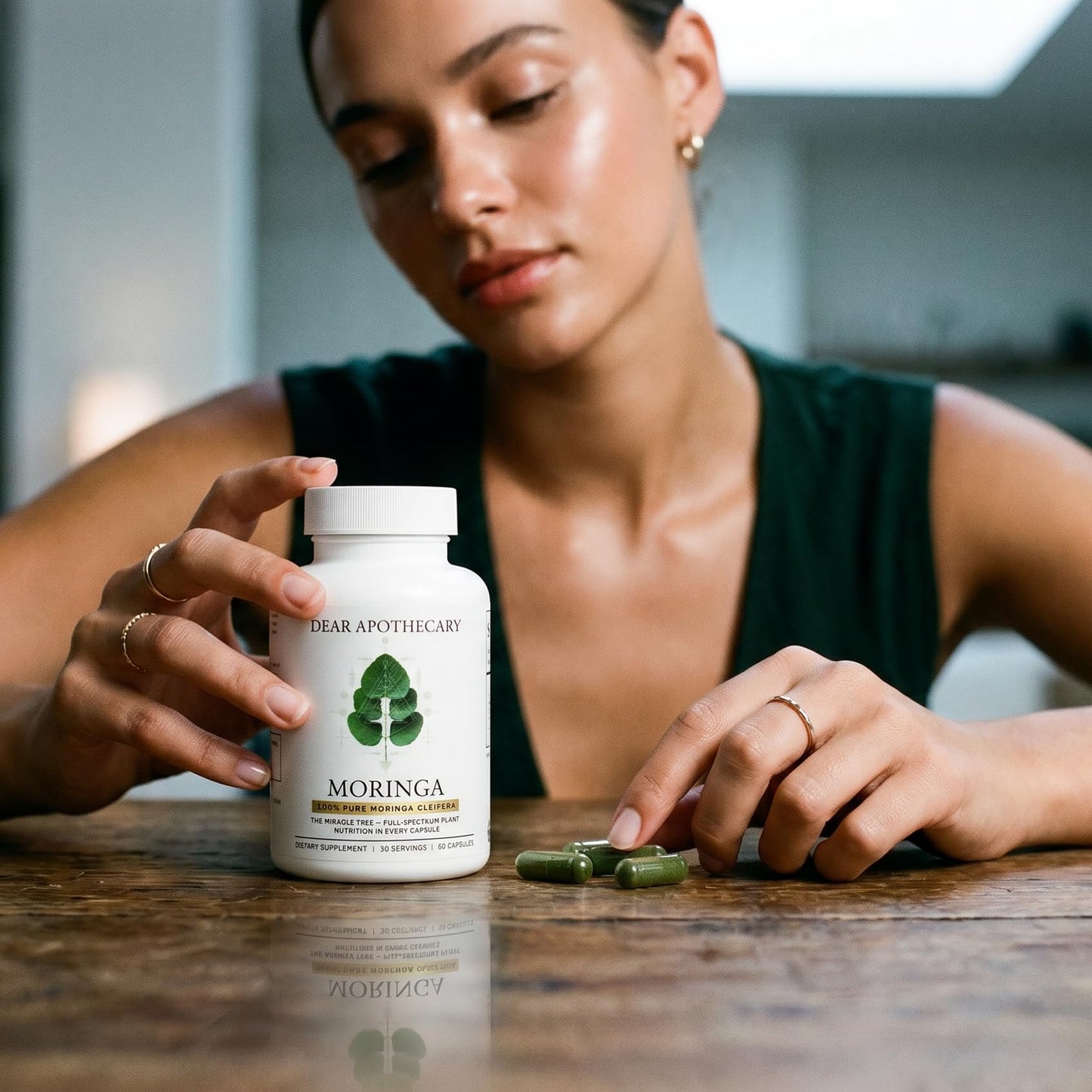 Dear Apothecary Moringa Oleifera 800mg Capsules, 60 Count