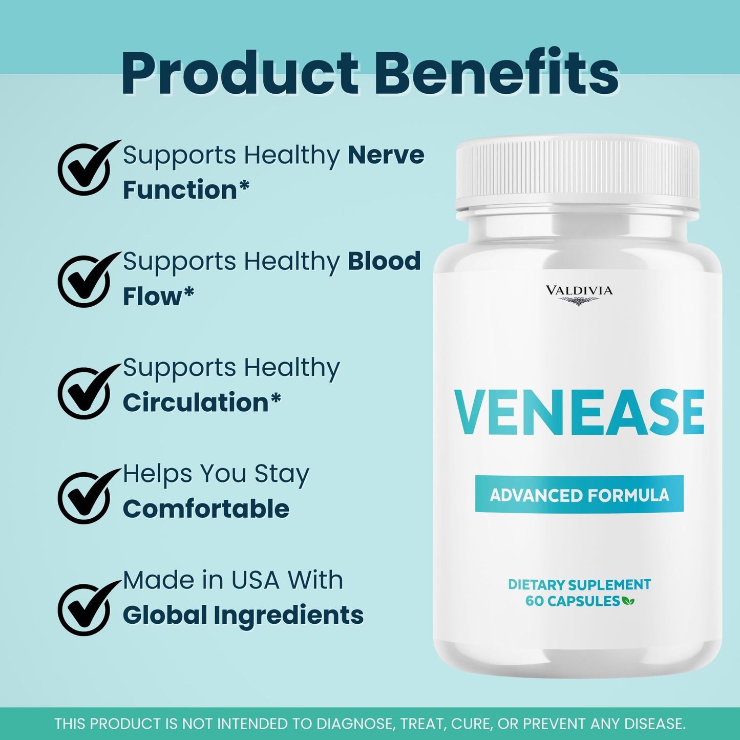 Valdivia Venease Capsules 300 Capsules