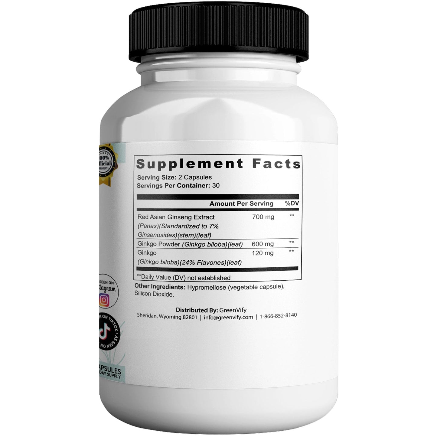 GREENVIFY Audileaf MAX Dietary Supplement 60 Capsules