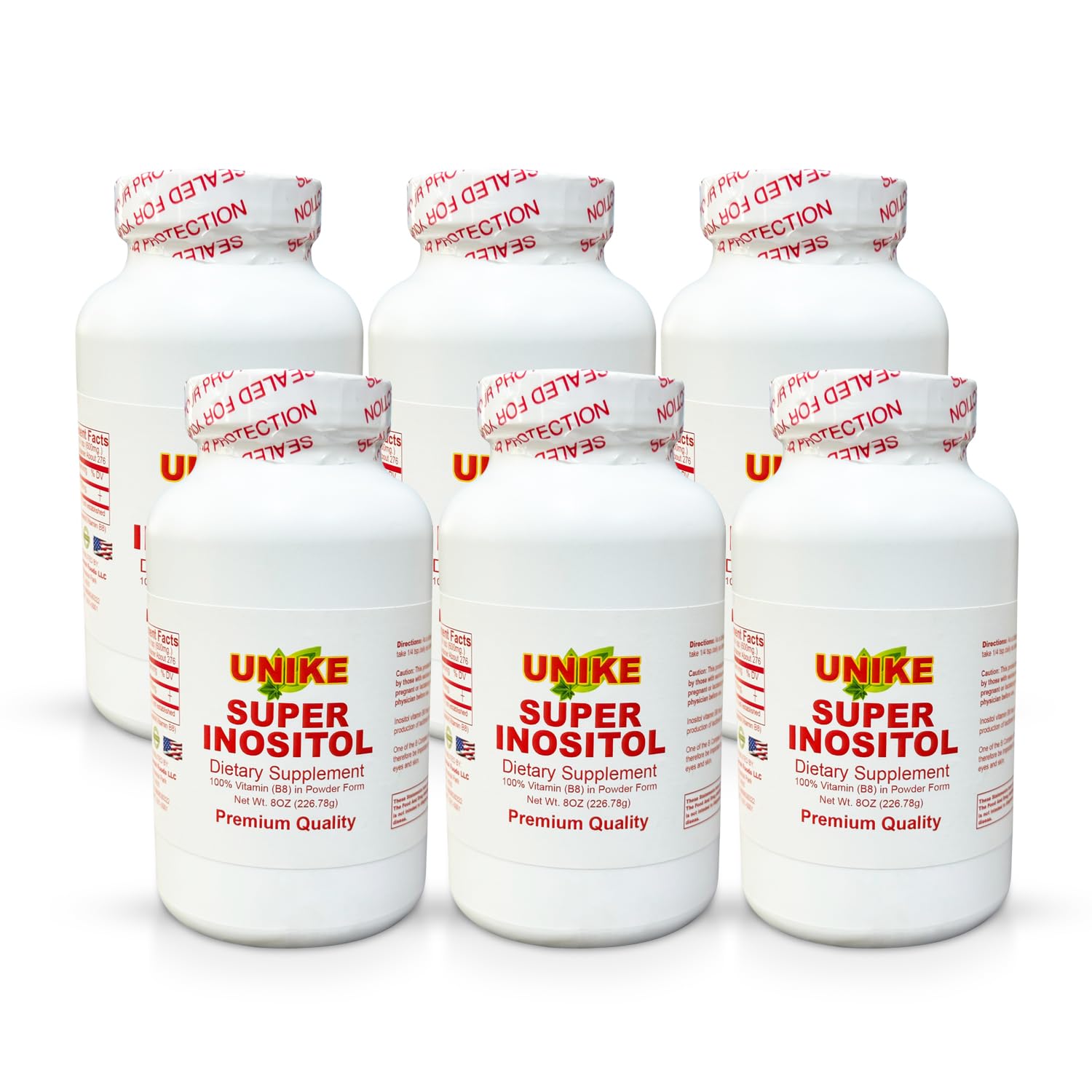 Unike Nutra Super Inositol Dietary Supplement Inositol (Vitamin B8) Powder, 48
