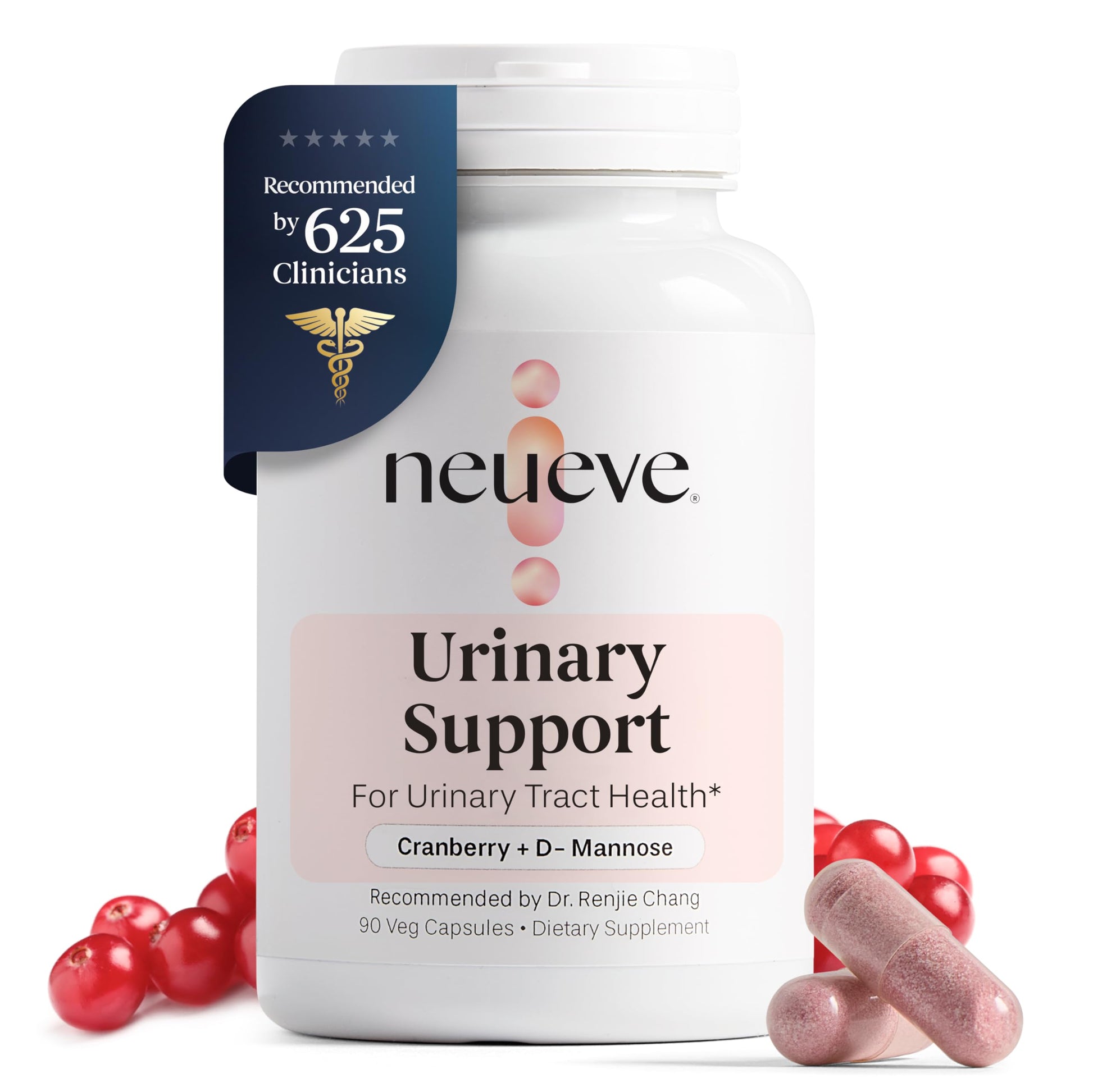 NeuEve Urinary Support Cranberry and D Mannose Supplements for Urinary Health Defense Capsules 1 Count