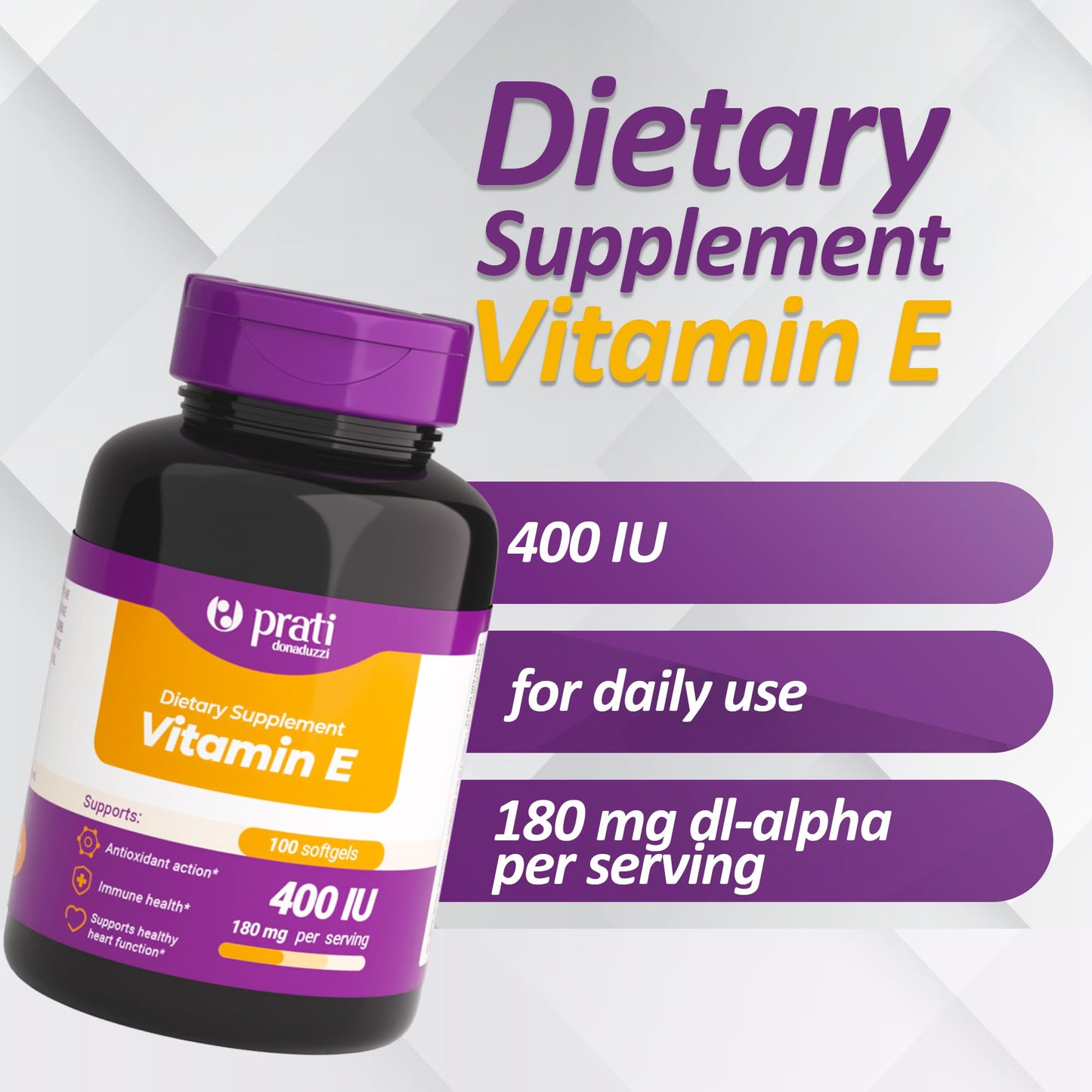 Prati Donaduzzi Vitamin E Softgel 100