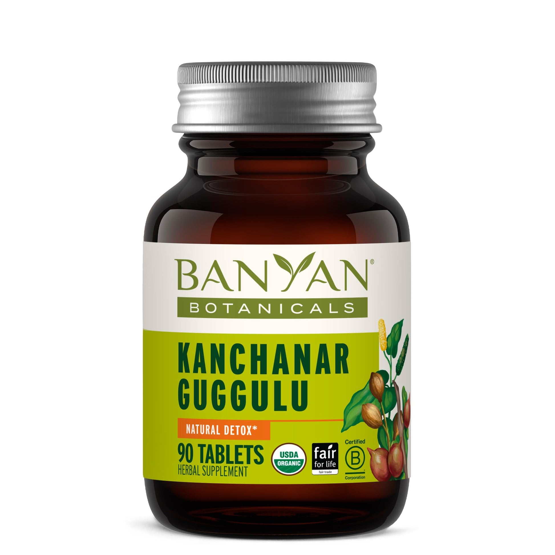 Banyan Botanicals Kanchanar Guggulu Tablets, 90 Tablets
