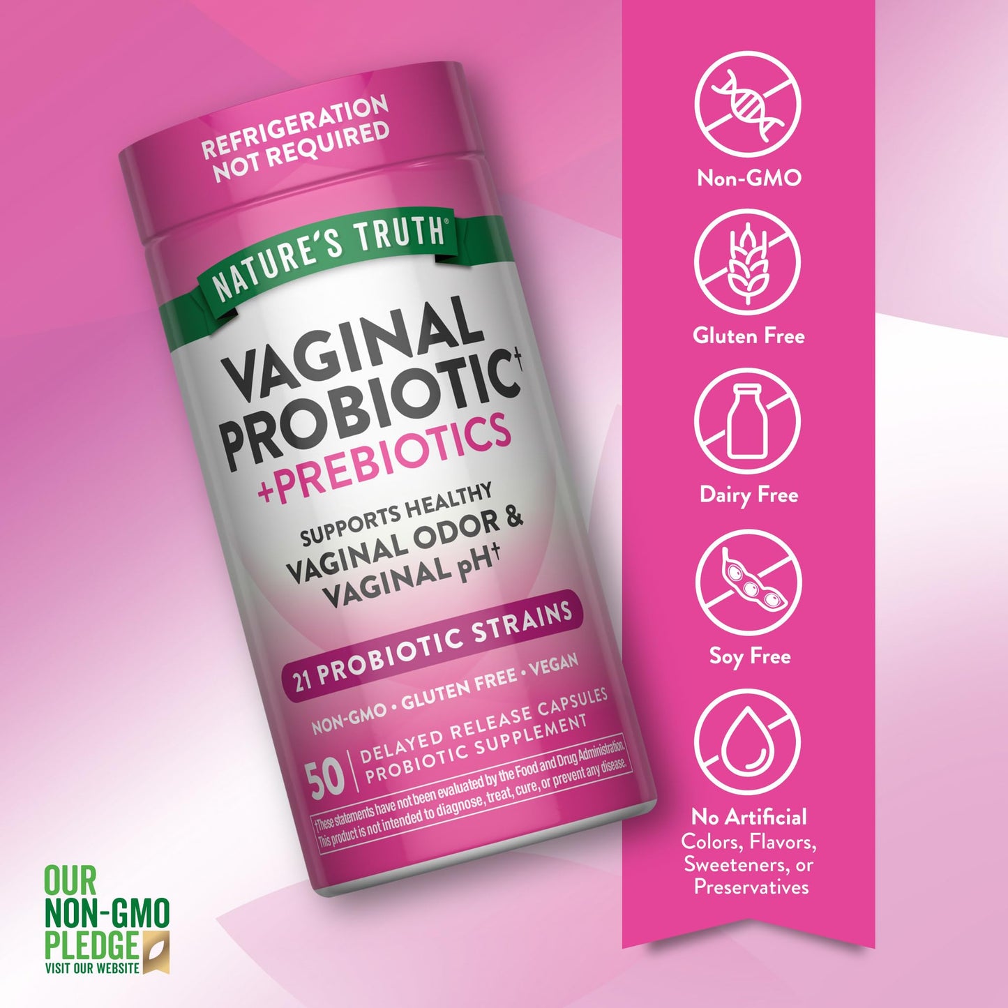 Nature's Truth Women's Probiotic Capsules, 50 Count