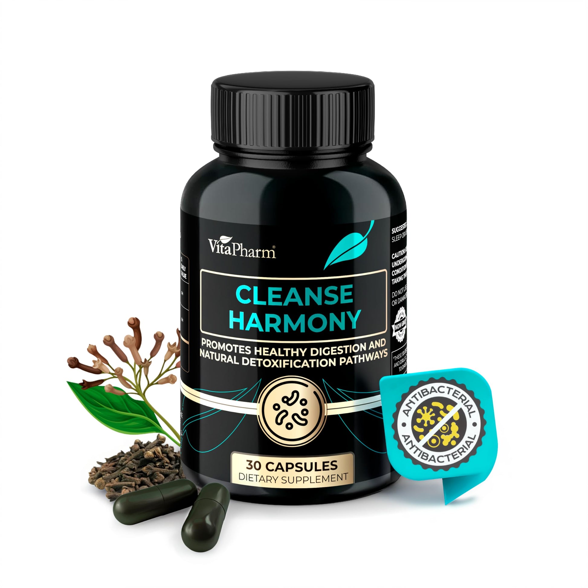 VitaPharm Detox Cleanse Supplement Capsule, 30 Capsules