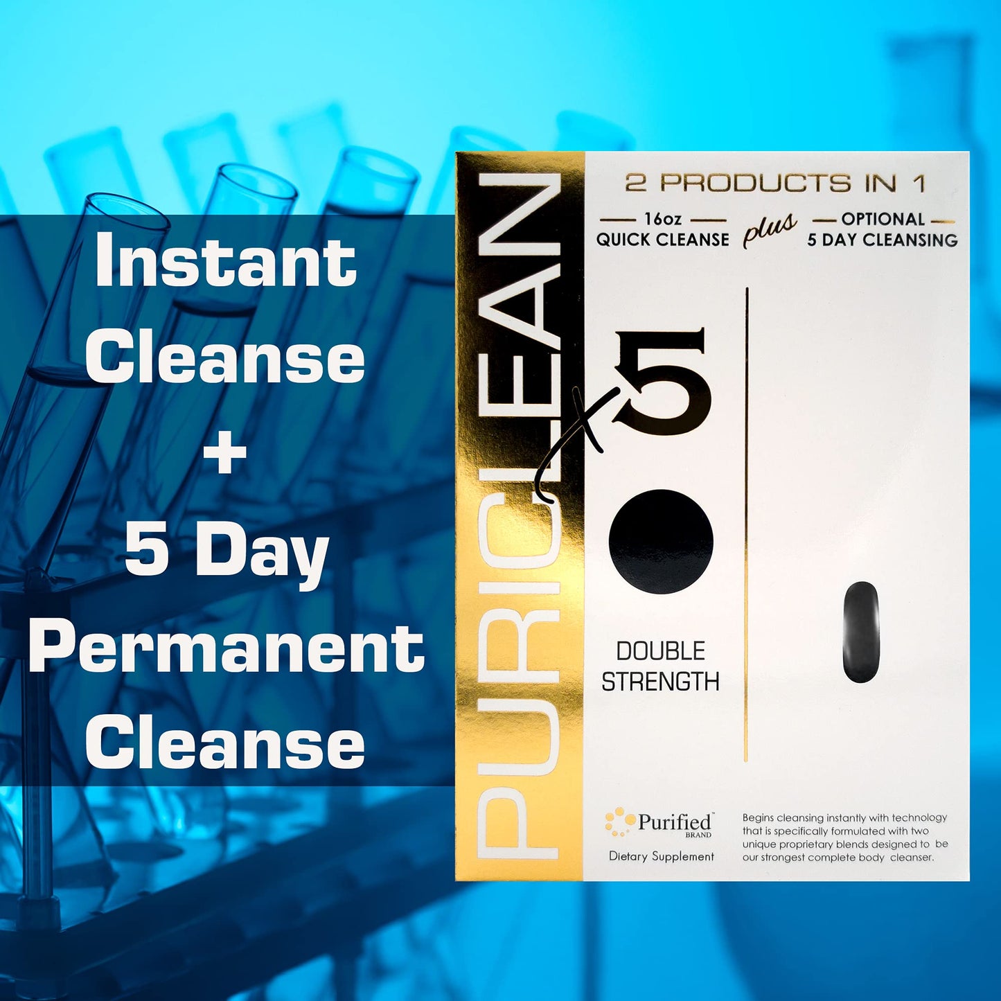 Wellgenix Puriclean X5 Complete Body Cleanser 2-in-1 Detox Capsule 2