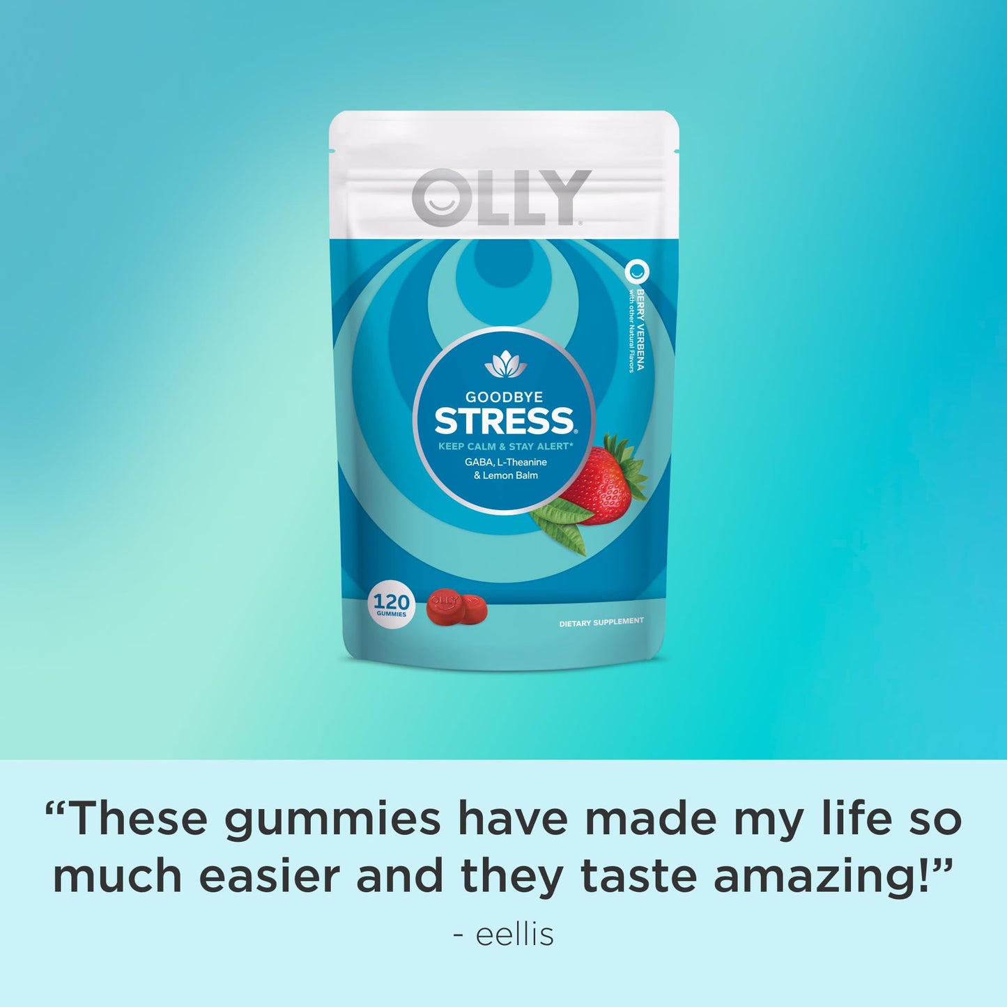 OLLY Goodbye Stress Gummy - 120 Gummies