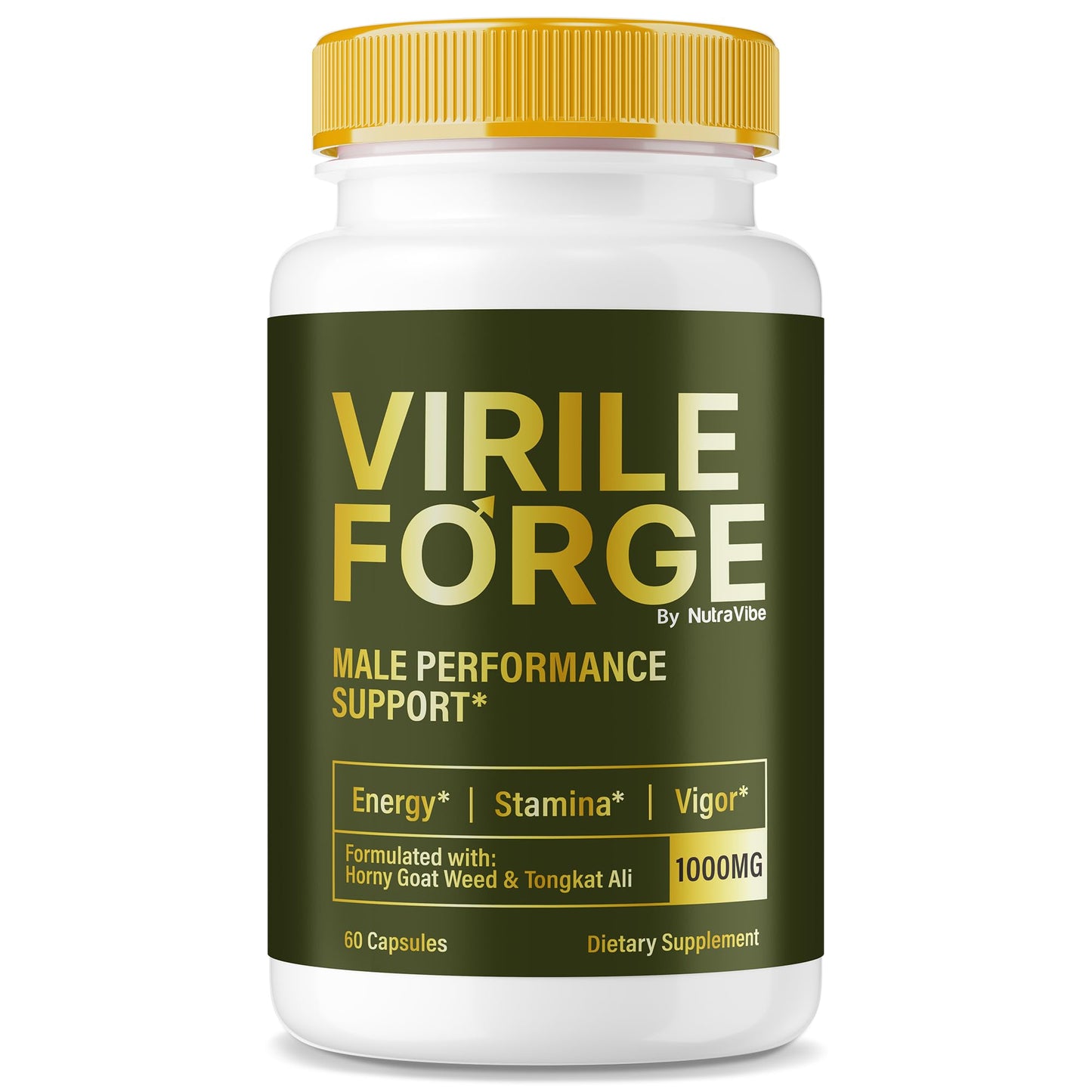 NutraVibe Virile Forge for Men 60 Capsules
