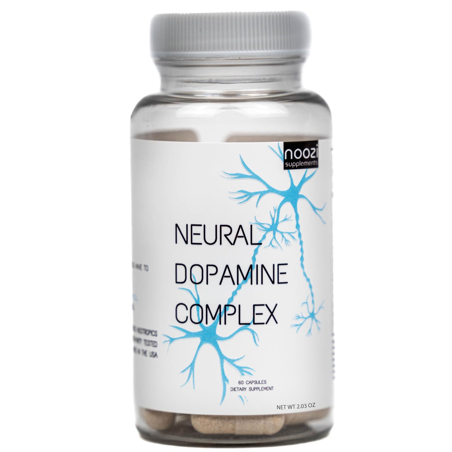 Noozi Supplements Dopamine Support Nootropic Capsule, 60 Count