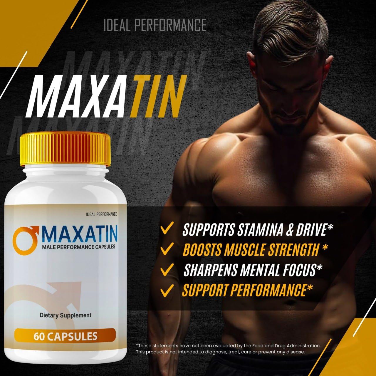 IDEAL PERFORMANCE Maxatin Capsules 60 Capsules