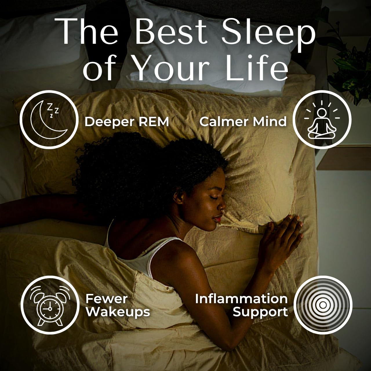 Lune Nightly Extended Release Sleep Gummies - 2mg Melatonin with 5-HTP, Valerian Root & Turmeric - All Night Sleep Support, Blood Orange Flavor, 100% Vegan, 1 Count