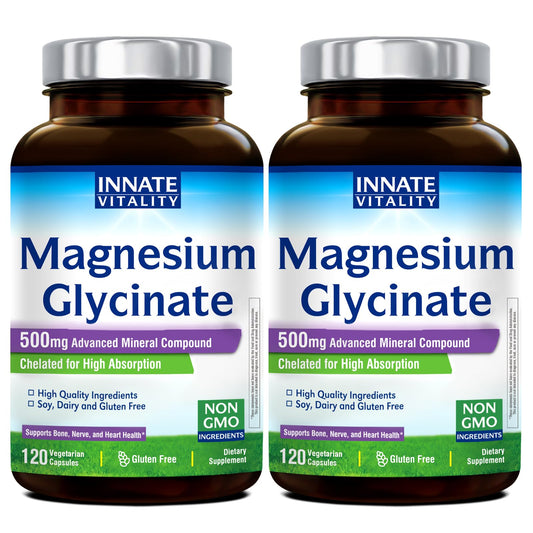 Innate Vitality Magnesium Glycinate 500mg Capsule, 240 Capsules