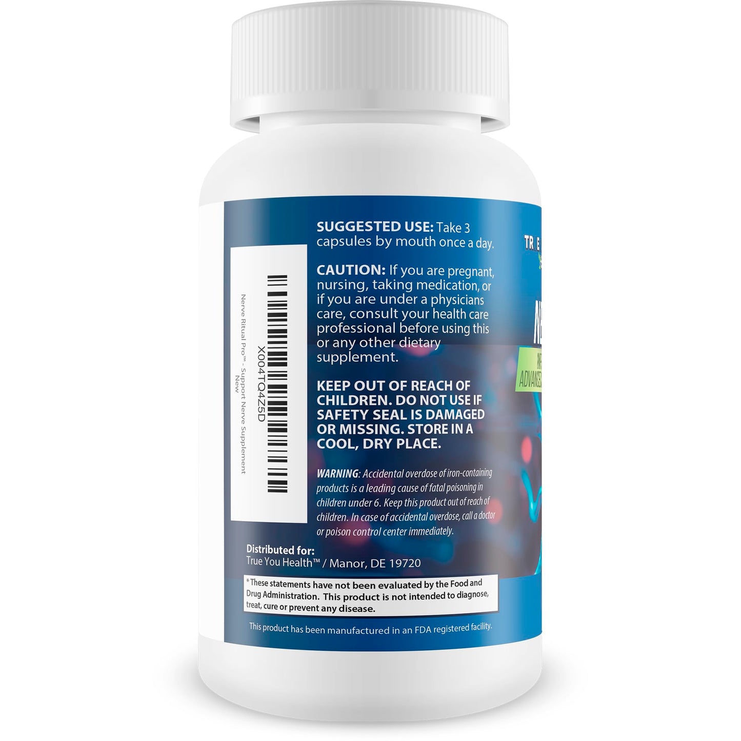 True You Health Nerve Ritual Pro Capsule, 90 Count