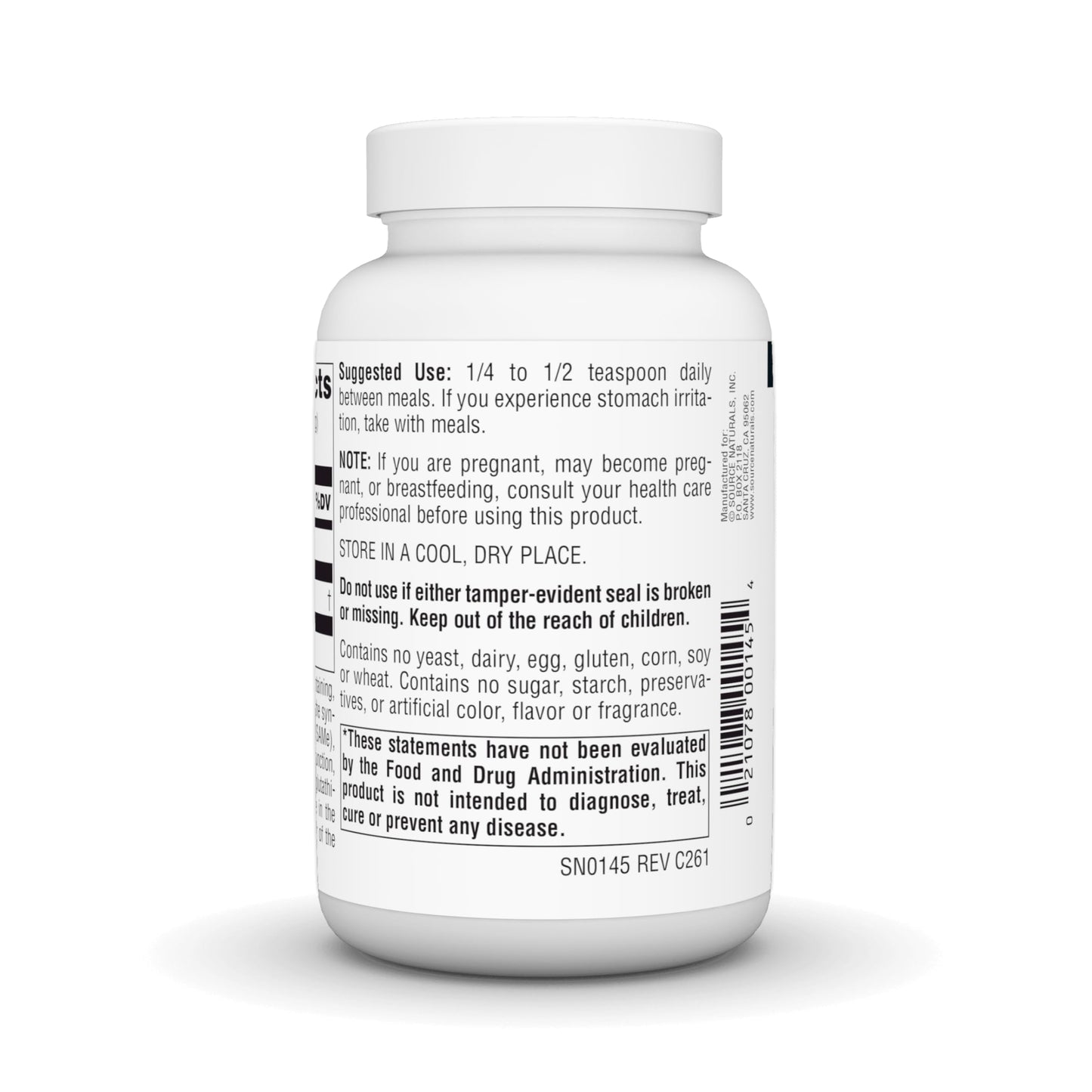Source Naturals L-Methionine Free-Form Powder, 3.53 Ounce