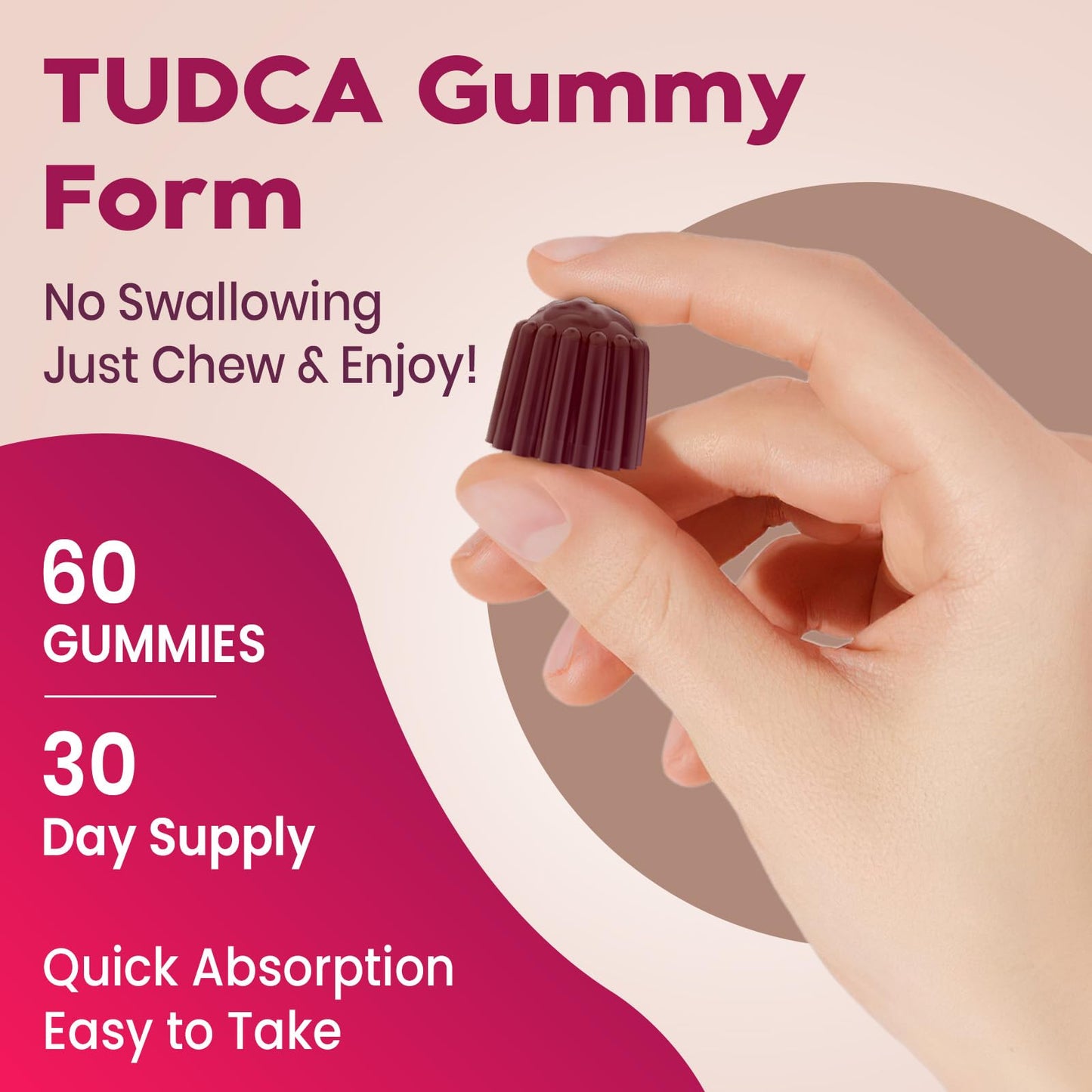 Vylarithonixa TUDCA Bile Salts Gummies, 60 Gummies