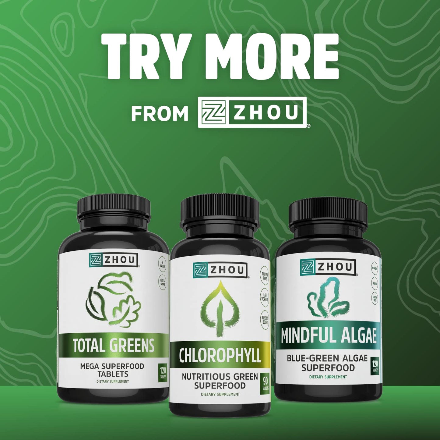 ZHOU Chlorella Tablets 120 Tablets