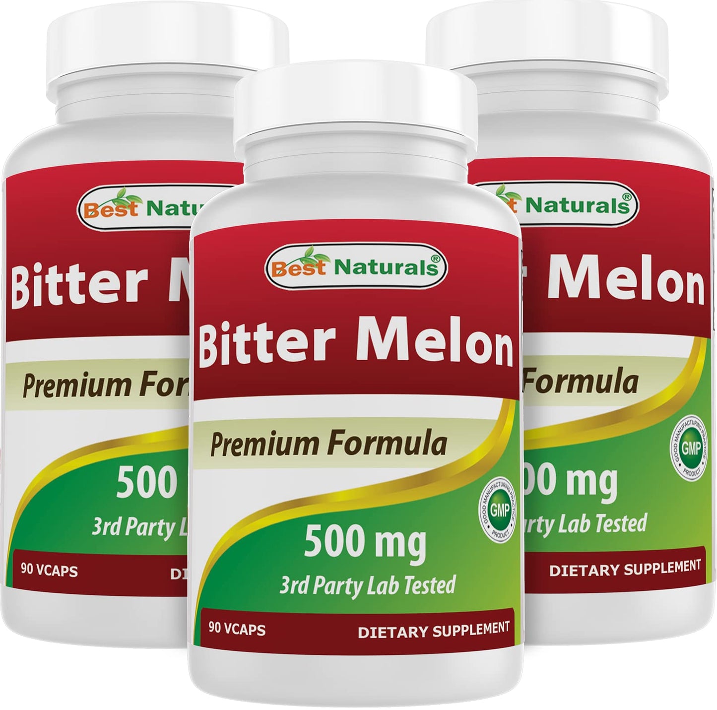 Best Naturals Bitter Melon 500 mg Capsules 270 Count
