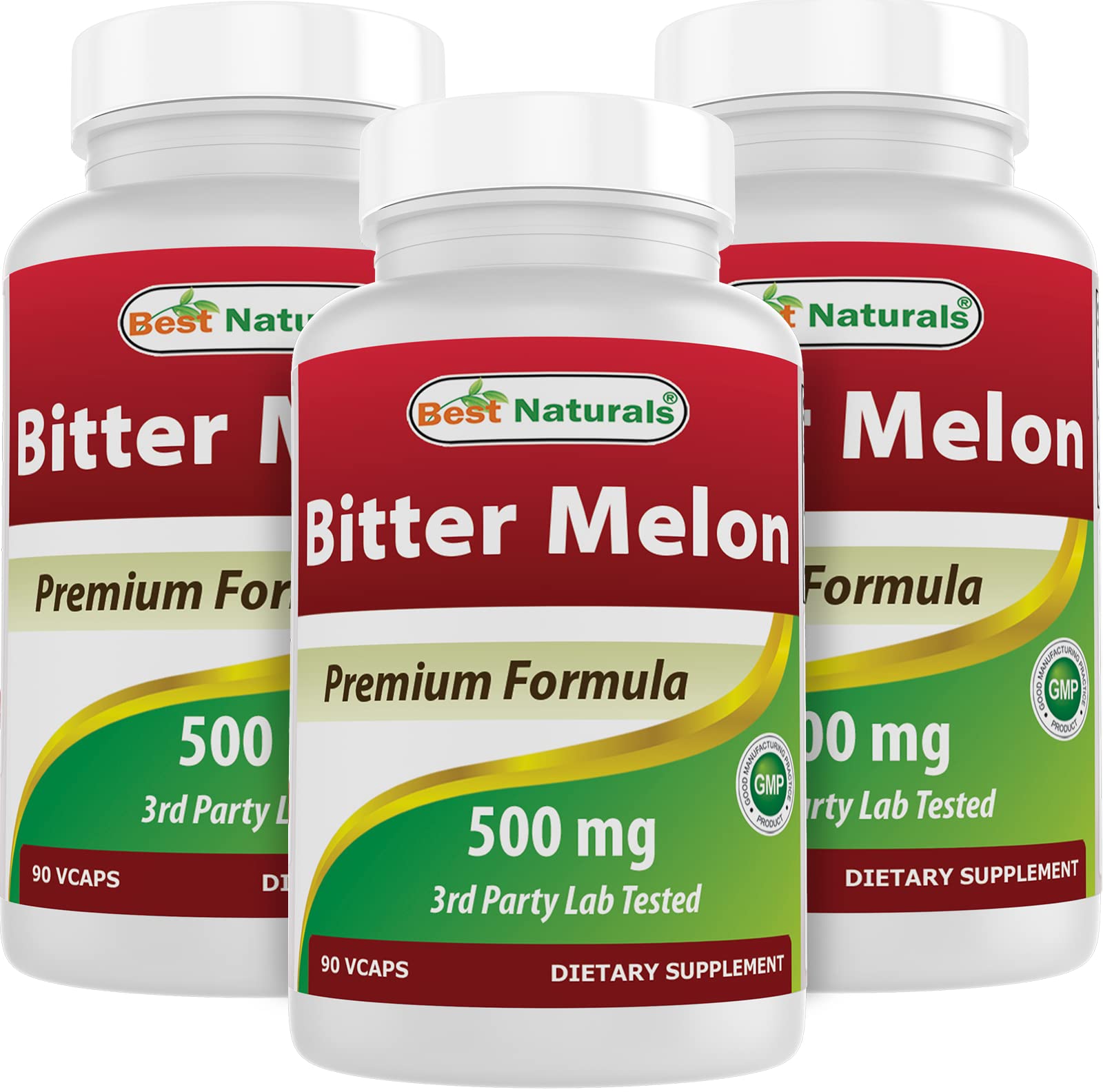 Best Naturals Bitter Melon 500 mg Capsules 270 Count