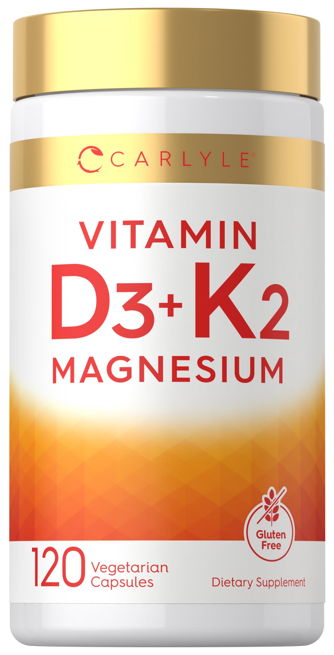 Carlyle Vitamin D3 K2 Capsule 120 Count
