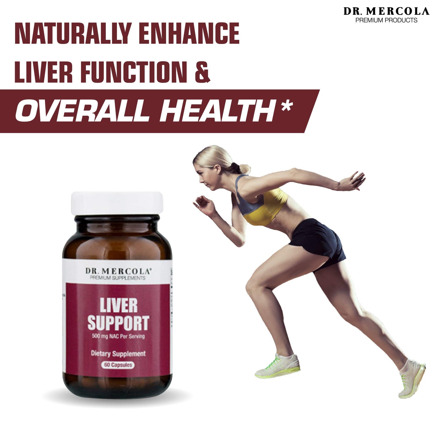 Dr. Mercola Liver Support Formula Capsules, 60 Capsules