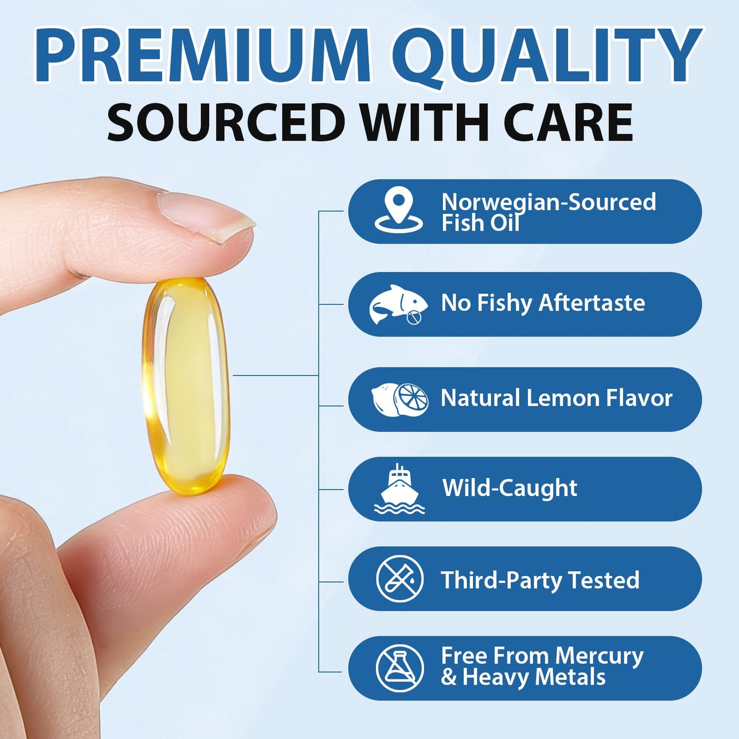 NVXNMSD Omega-3 Fish Oil Softgel 240 Softgels