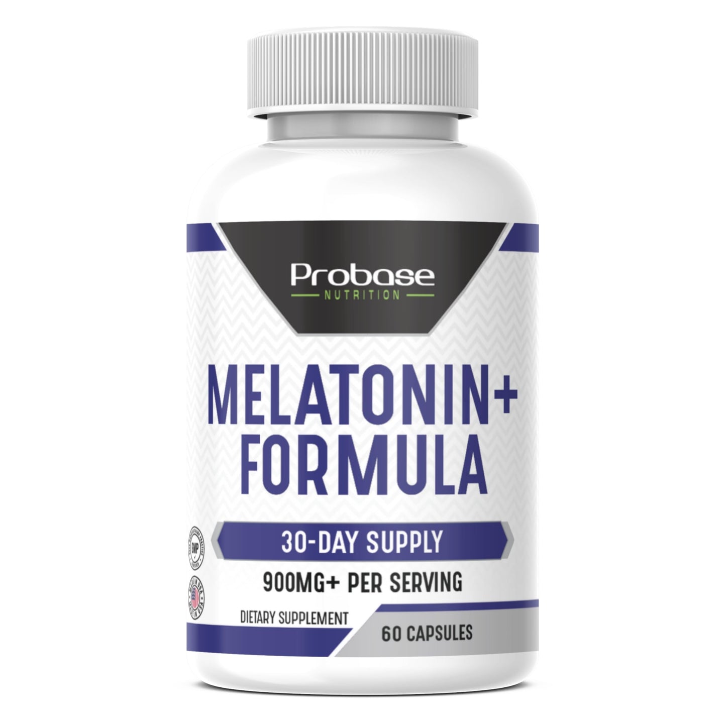 Probase Nutrition Melatonin+ Formula Capsules, 60 Count
