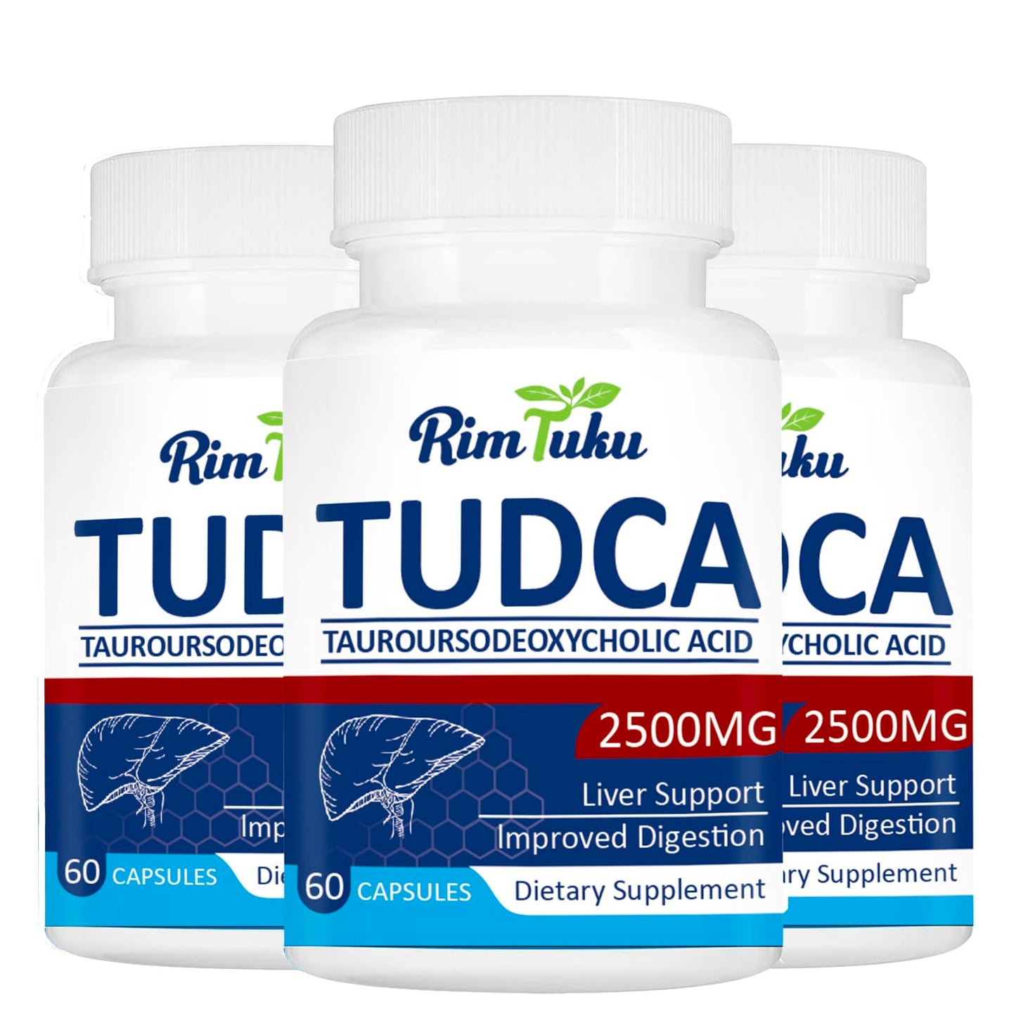 RimTuku 2500MG TUDCA Liver Supplement Capsule 180 Capsules