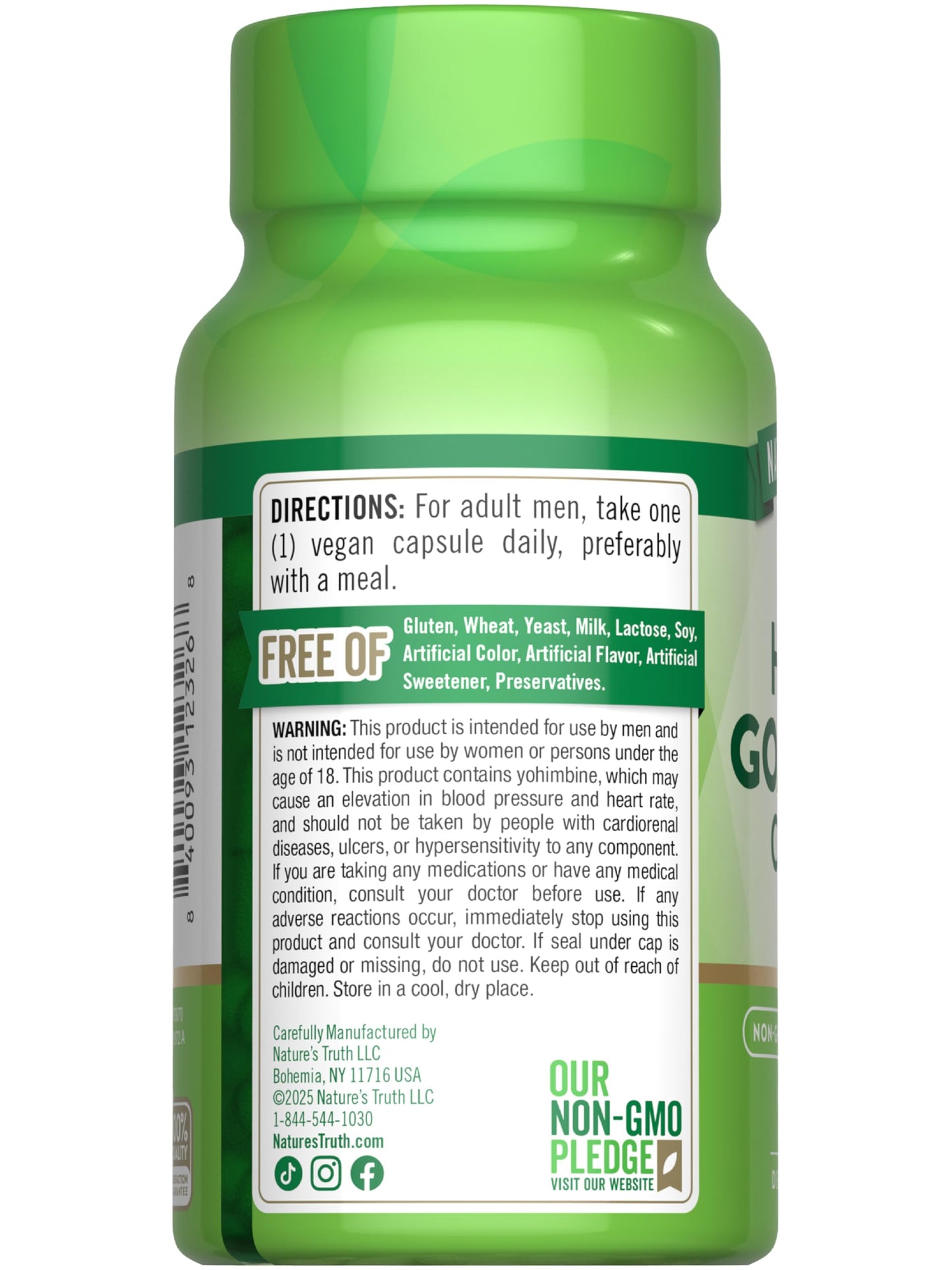 Nature's Truth Horny Goat Weed Complex with Maca Root 90 Capsules