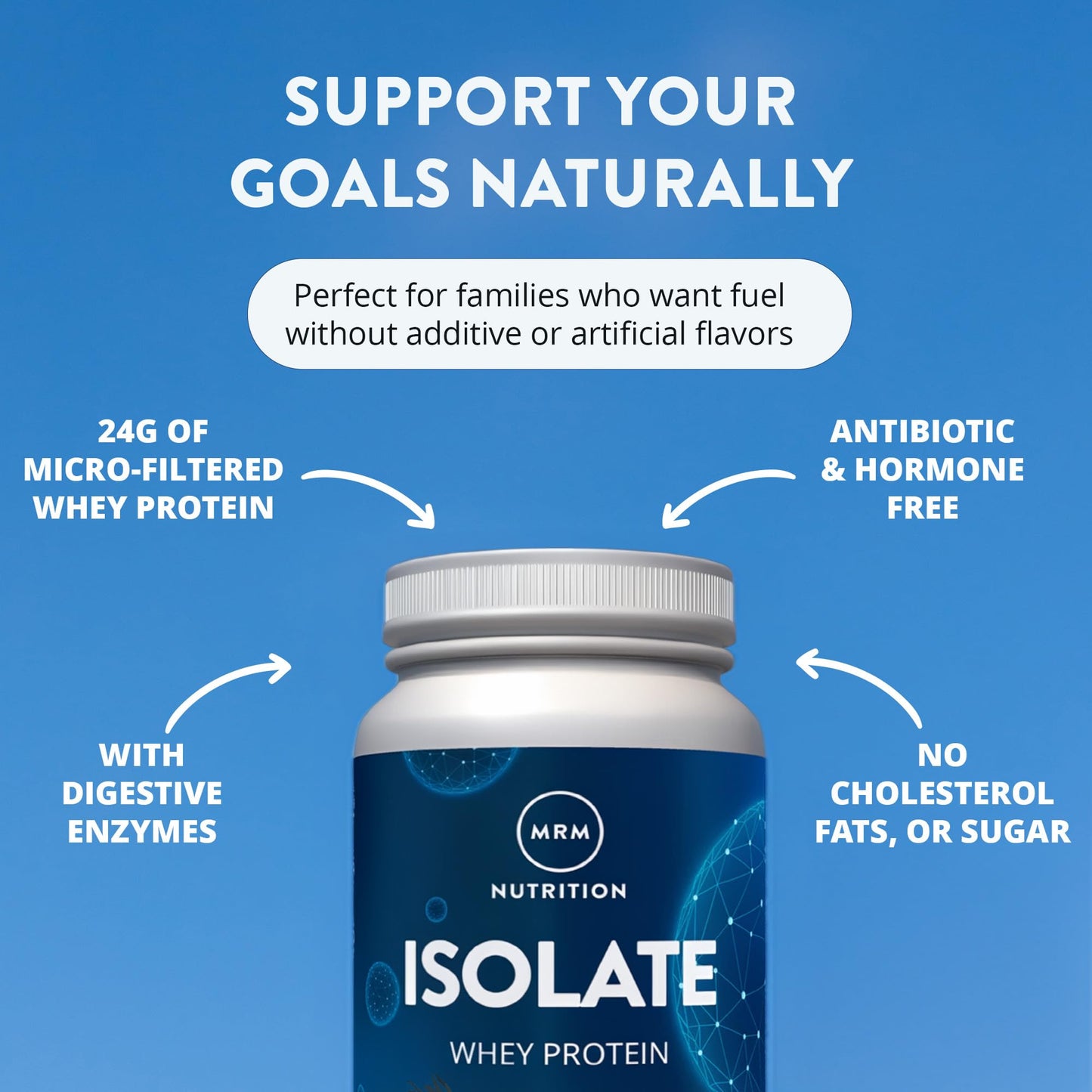 MRM Isolate Whey Protein Powder Vanilla Flavored, 29 Servings