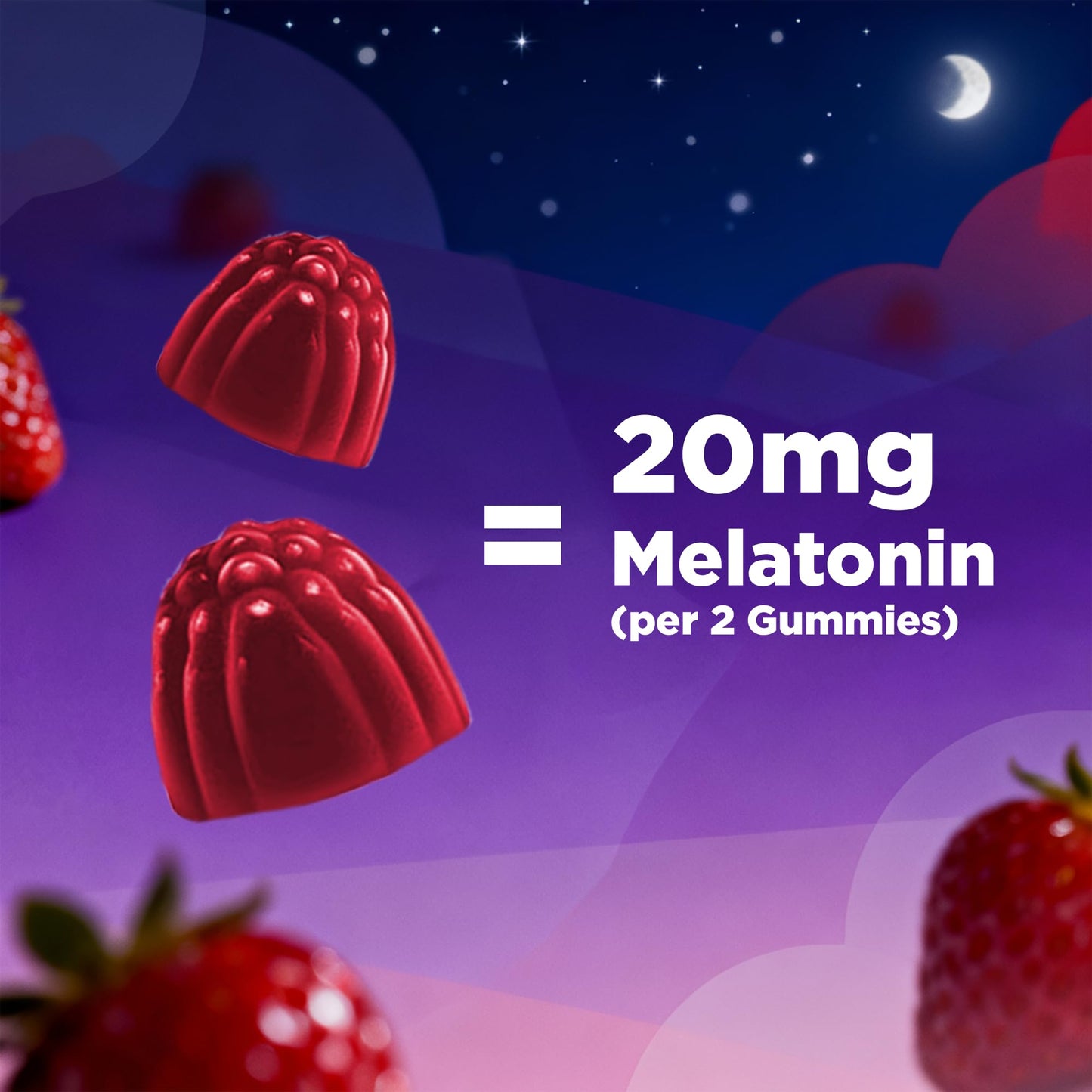 Vitamatic Melatonin 20 mg, 180 Gummies