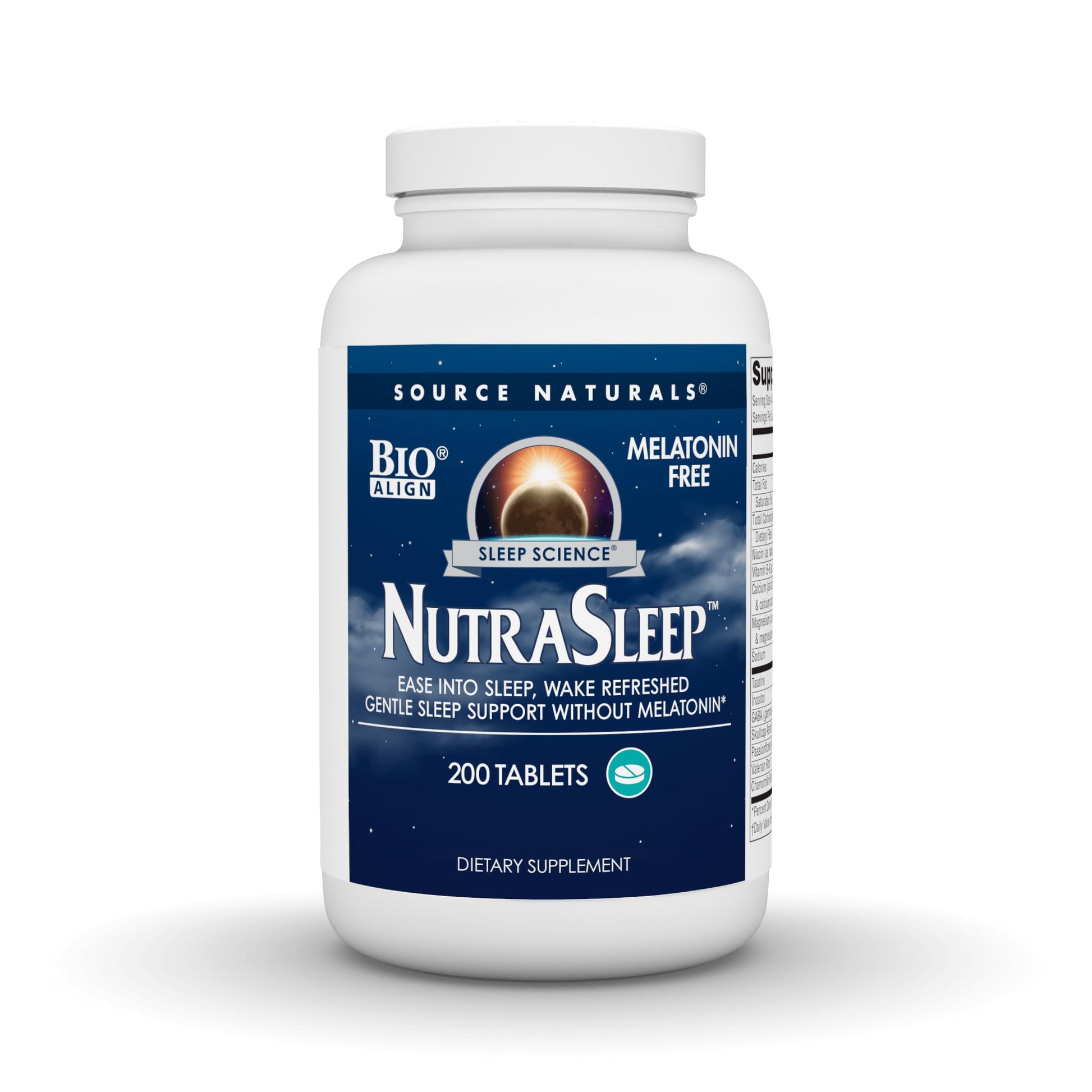 Source Naturals NutraSleep, Gentle Sleep Support Without Melatonin*, 200 Tablets