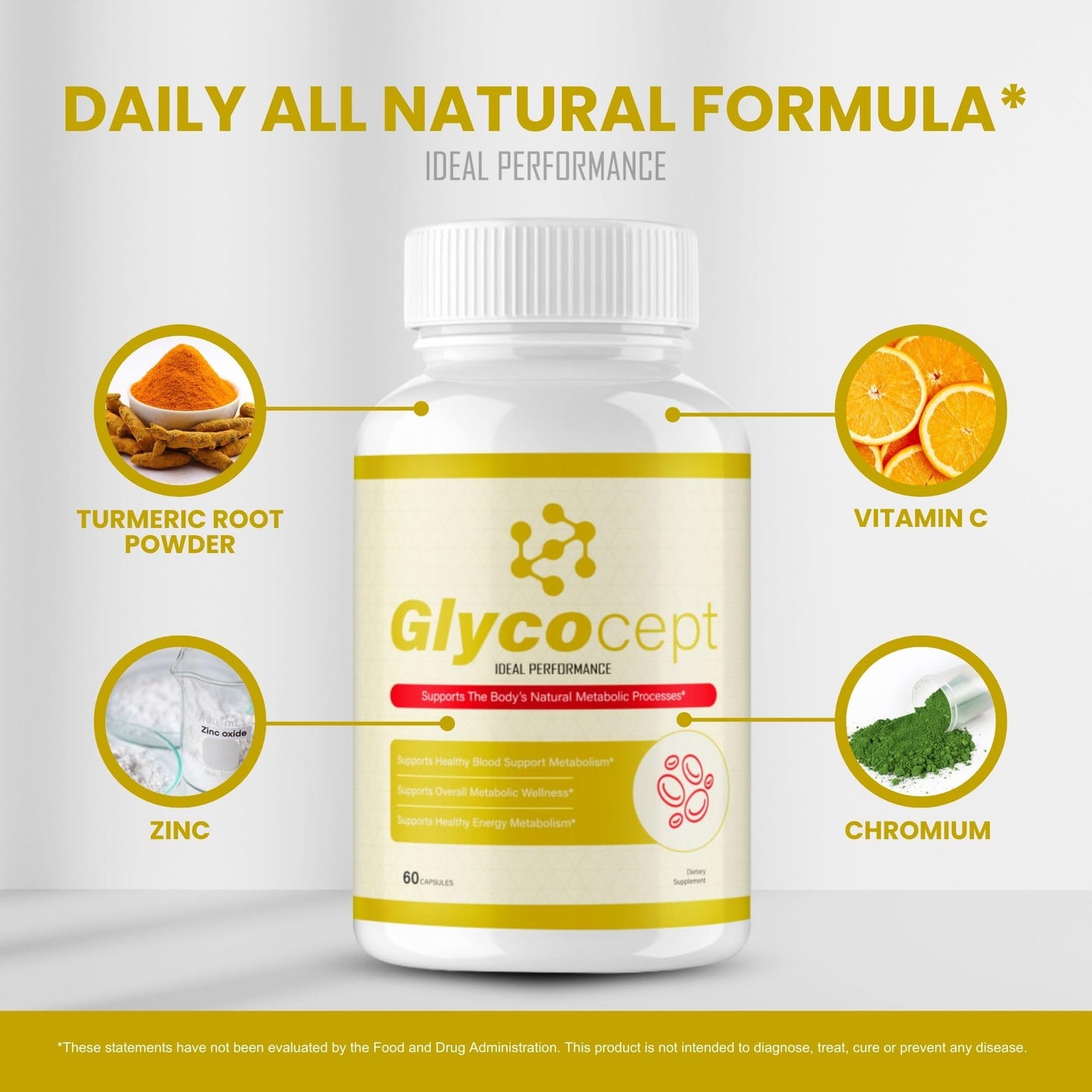 IDEAL PERFORMANCE Glycocept Capsules 300 Capsules