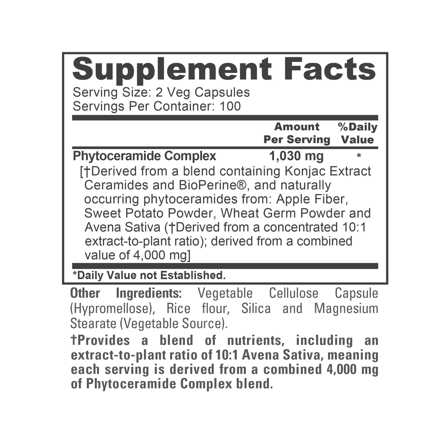 NusaPure Phytoceramide Complex Capsules 200