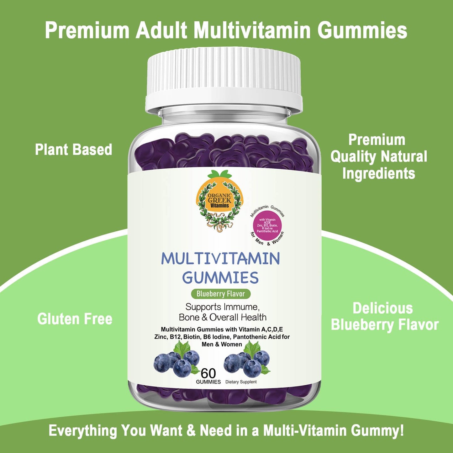 Organic Greek Multivitamin Softgels 60