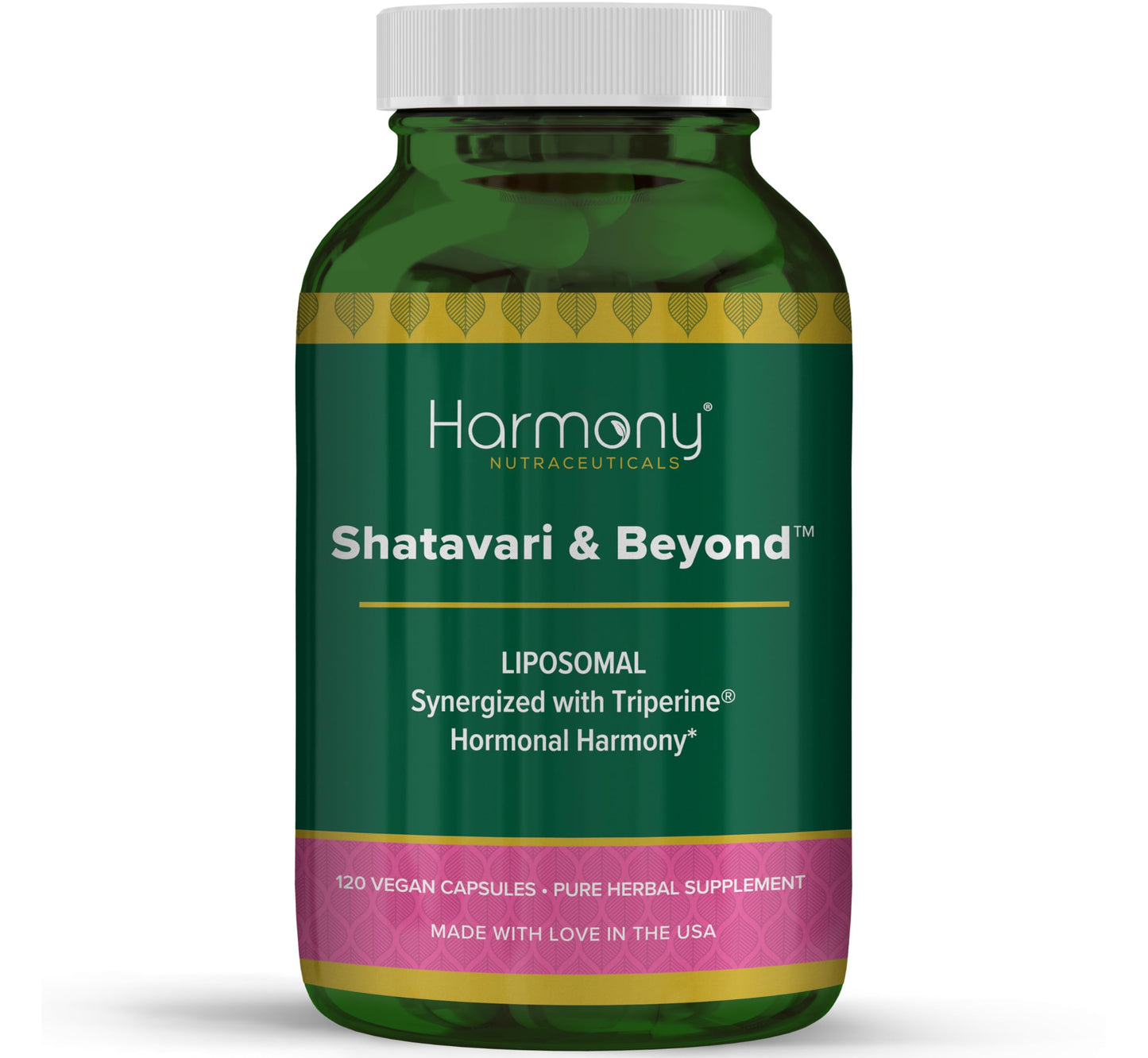 Harmony Nutraceuticals Shatavari & Beyond Liposomal Extract with Triperine Capsules 120