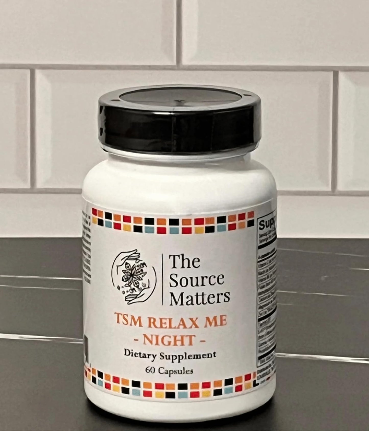 THE SOURCE MATTERS Relax ME Night Sleep Support Formula with 5-HTP, GABA, Taurine, and Phosphatidylserine for Restful, Uninterrupted Sleep 60 Capsules