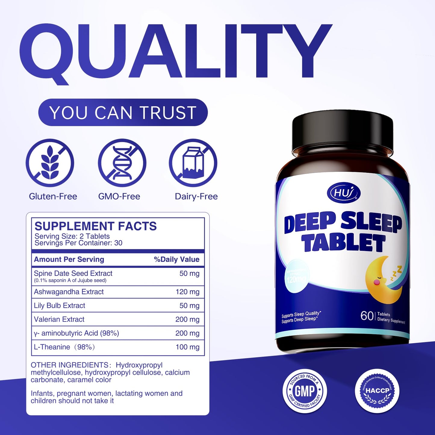 HUJ Deep Sleep Tablet 60 Tablets
