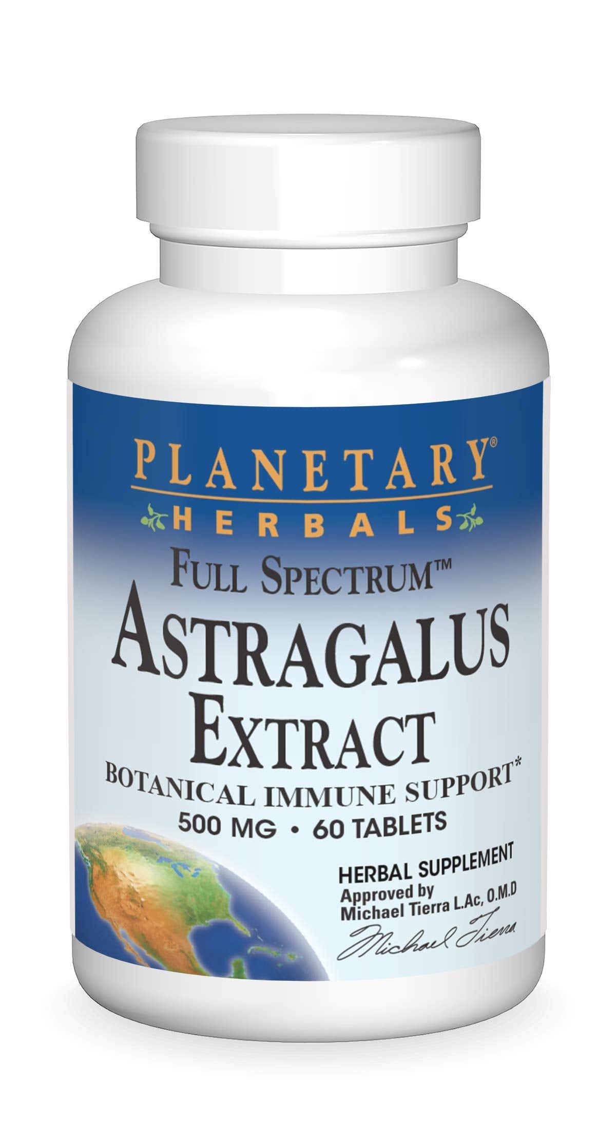 Planetary Herbals Full Spectrum Astragalus Extract, 60 Tablets