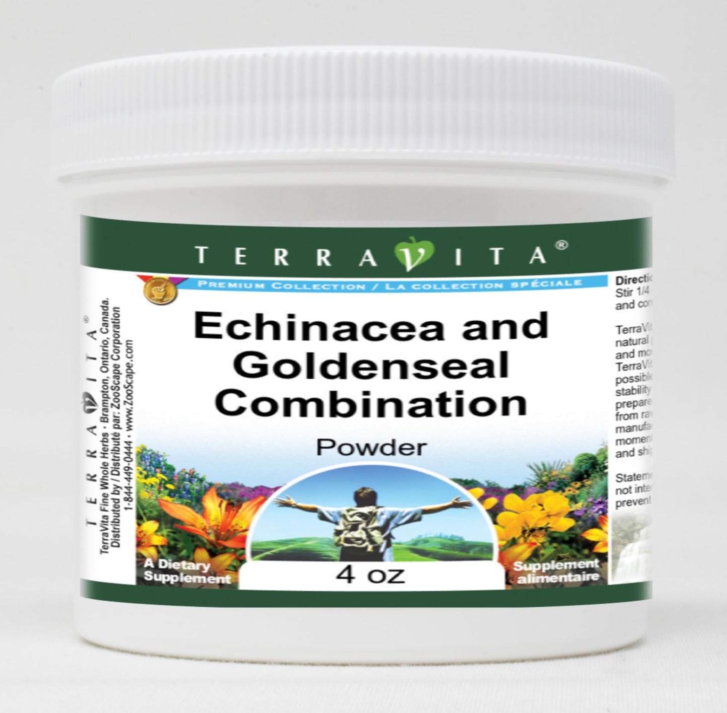Terravita Echinacea and Goldenseal Combination Powder 12 oz