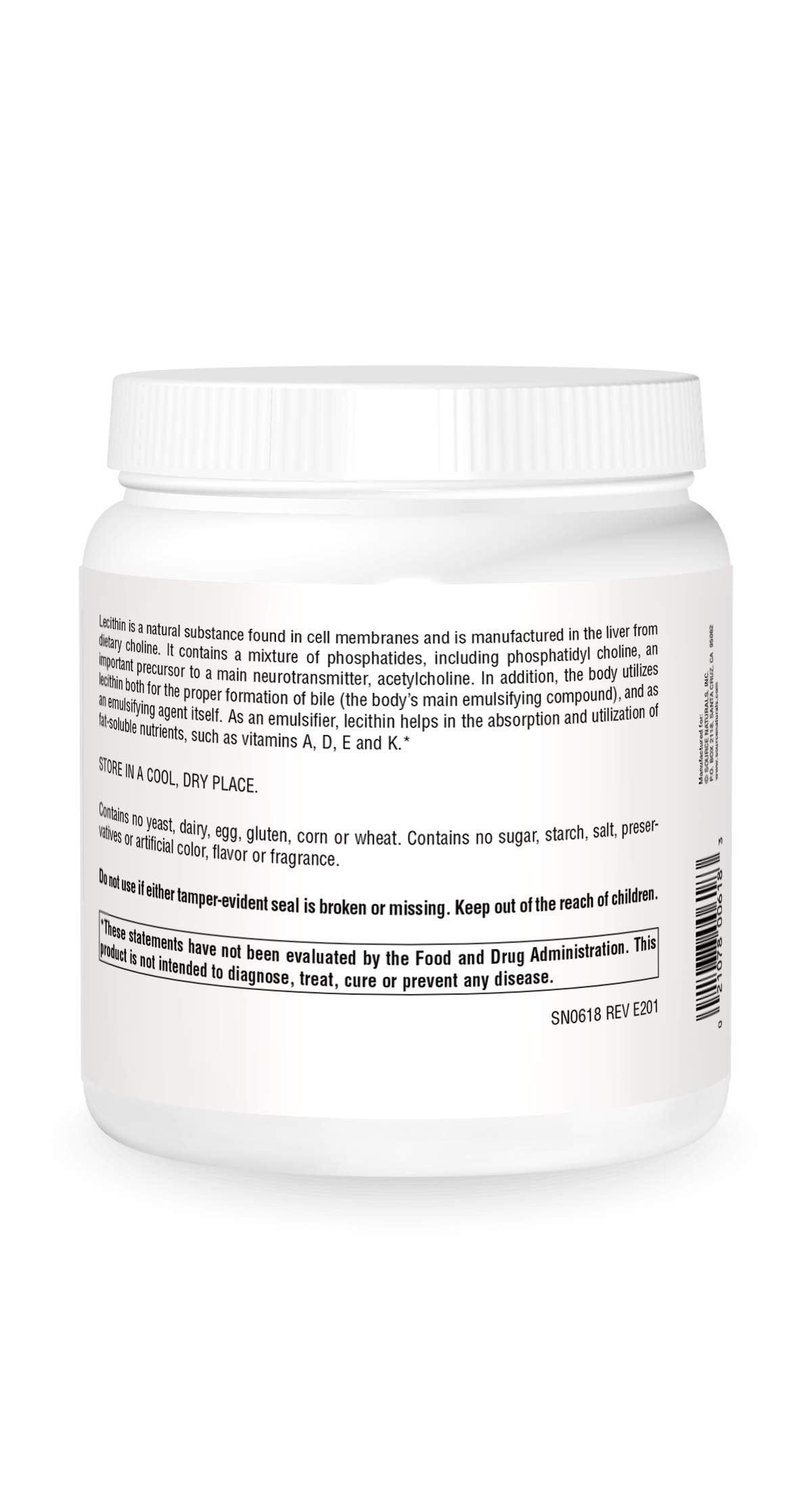 Source Naturals Lecithin 1200 mg Softgels, 500 Softgels