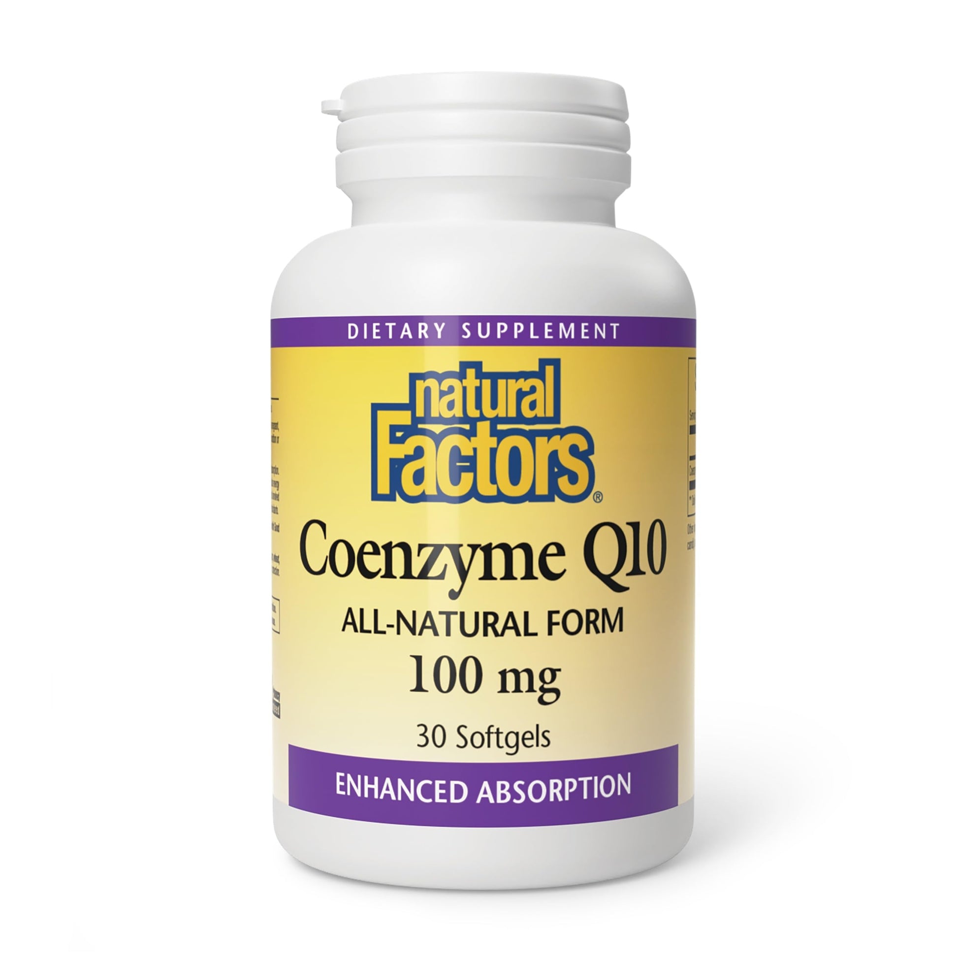 Natural Factors Coenzyme Q10 Softgels 30