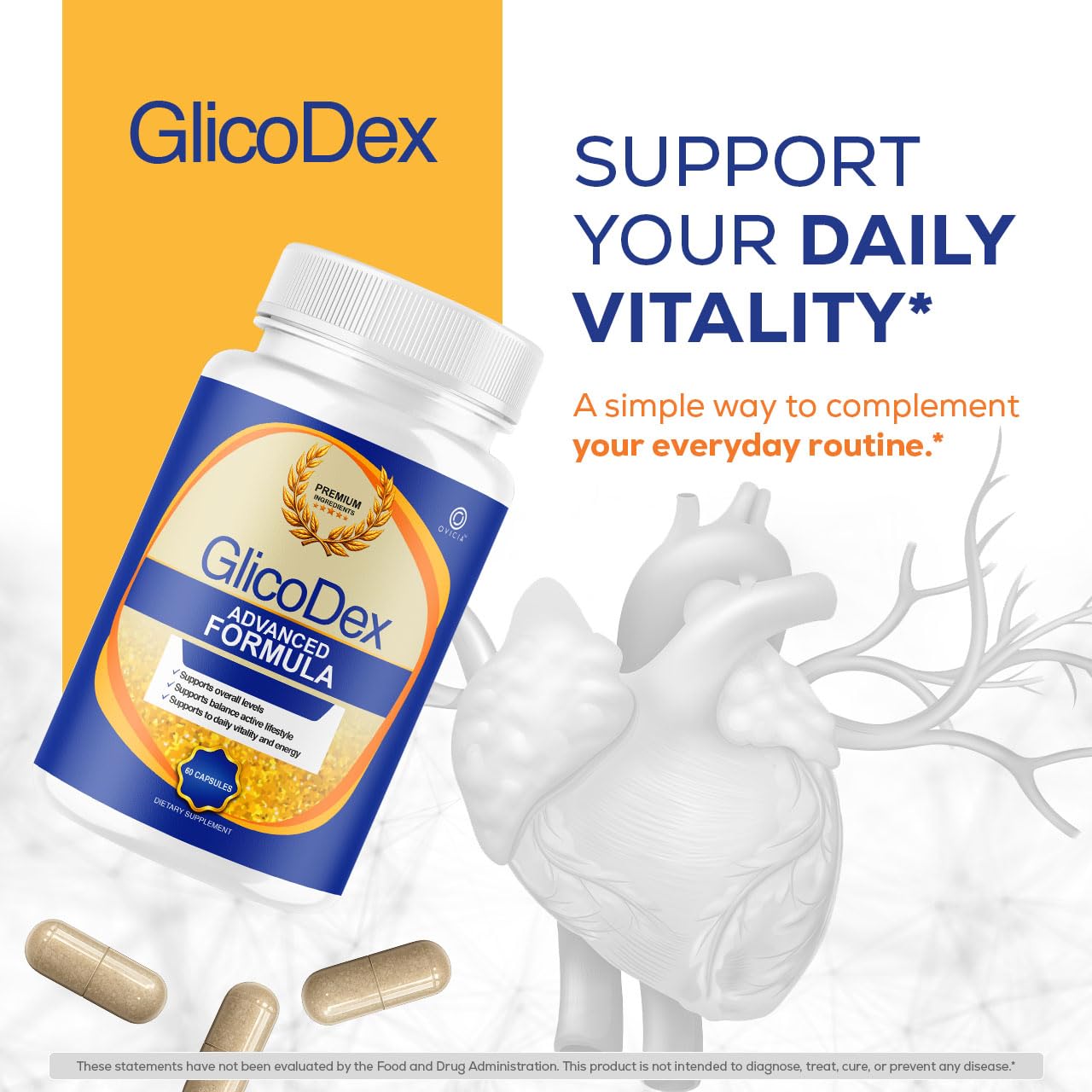 OVICIA GlicoDex Capsules 60 Capsules