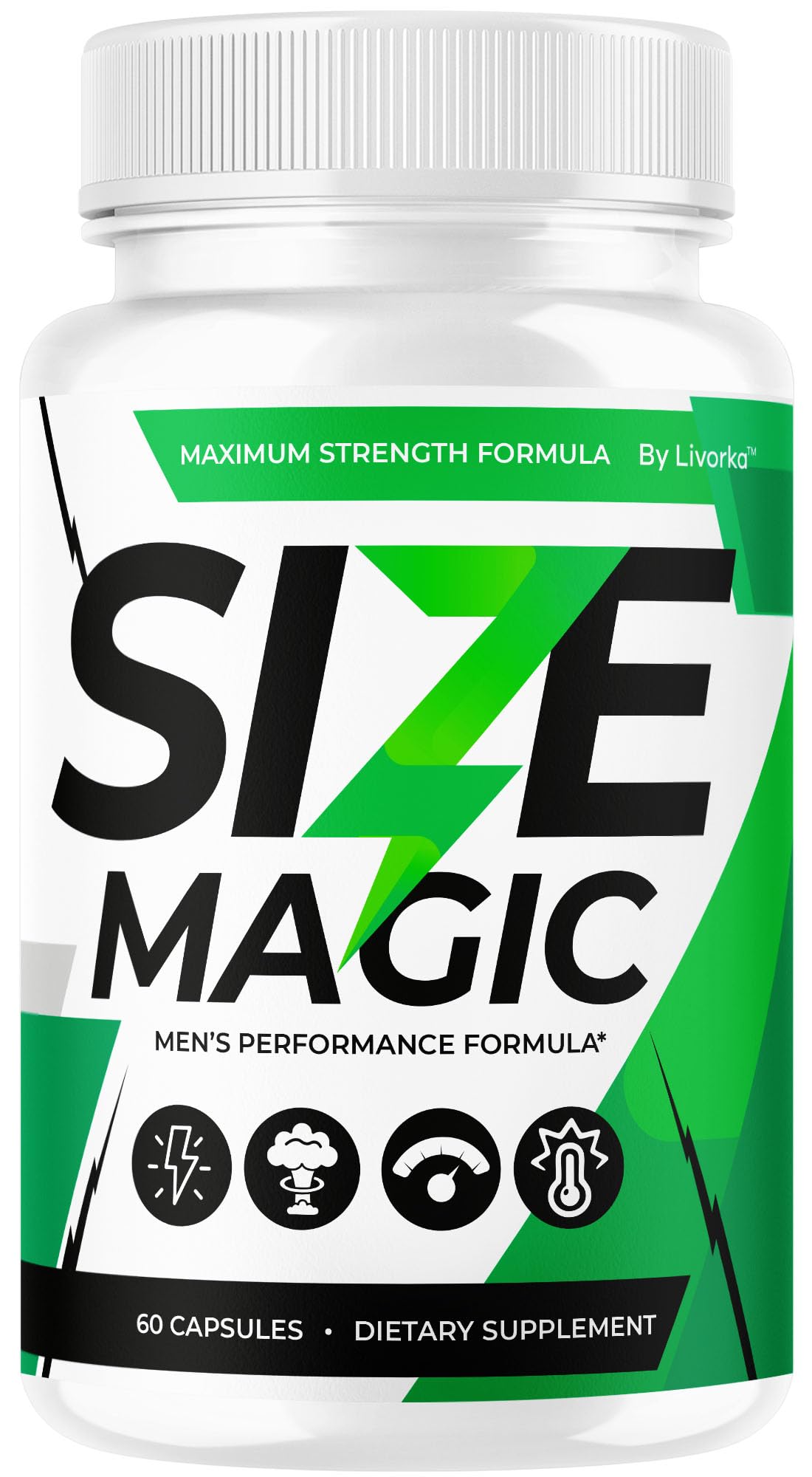 LIVORKA Size Magic Capsules, 60 Capsules