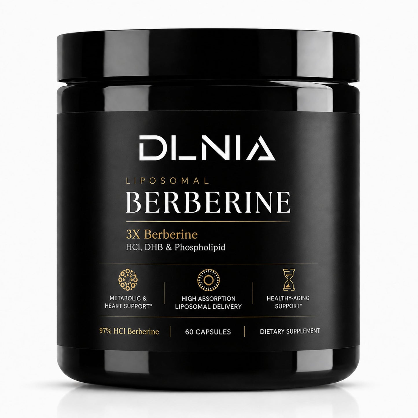 DLNIA Liposomal Berberine Supplement Capsule, 60 Count